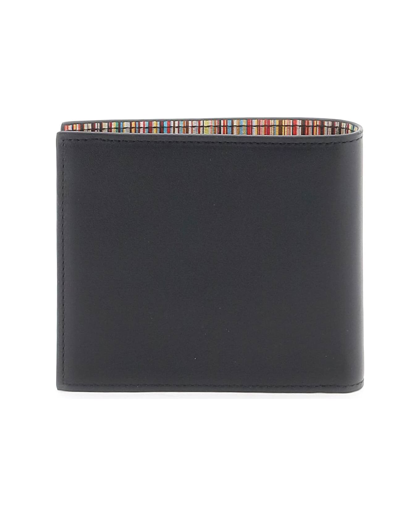 Paul Smith Signature Stripe Bifold Wallet - BLACK (Black) 財布