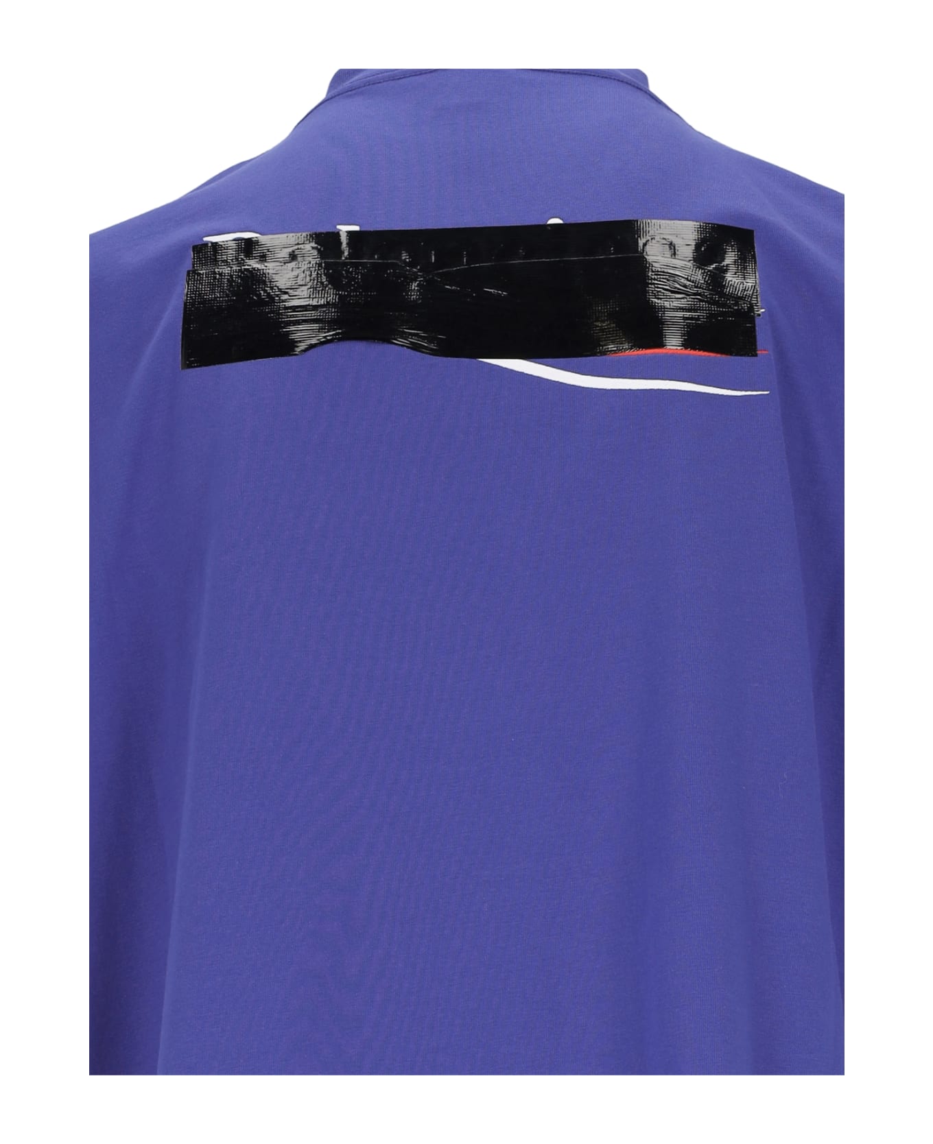 Balenciaga Logo Printed Oversized-fit T-shirt - Purple シャツ