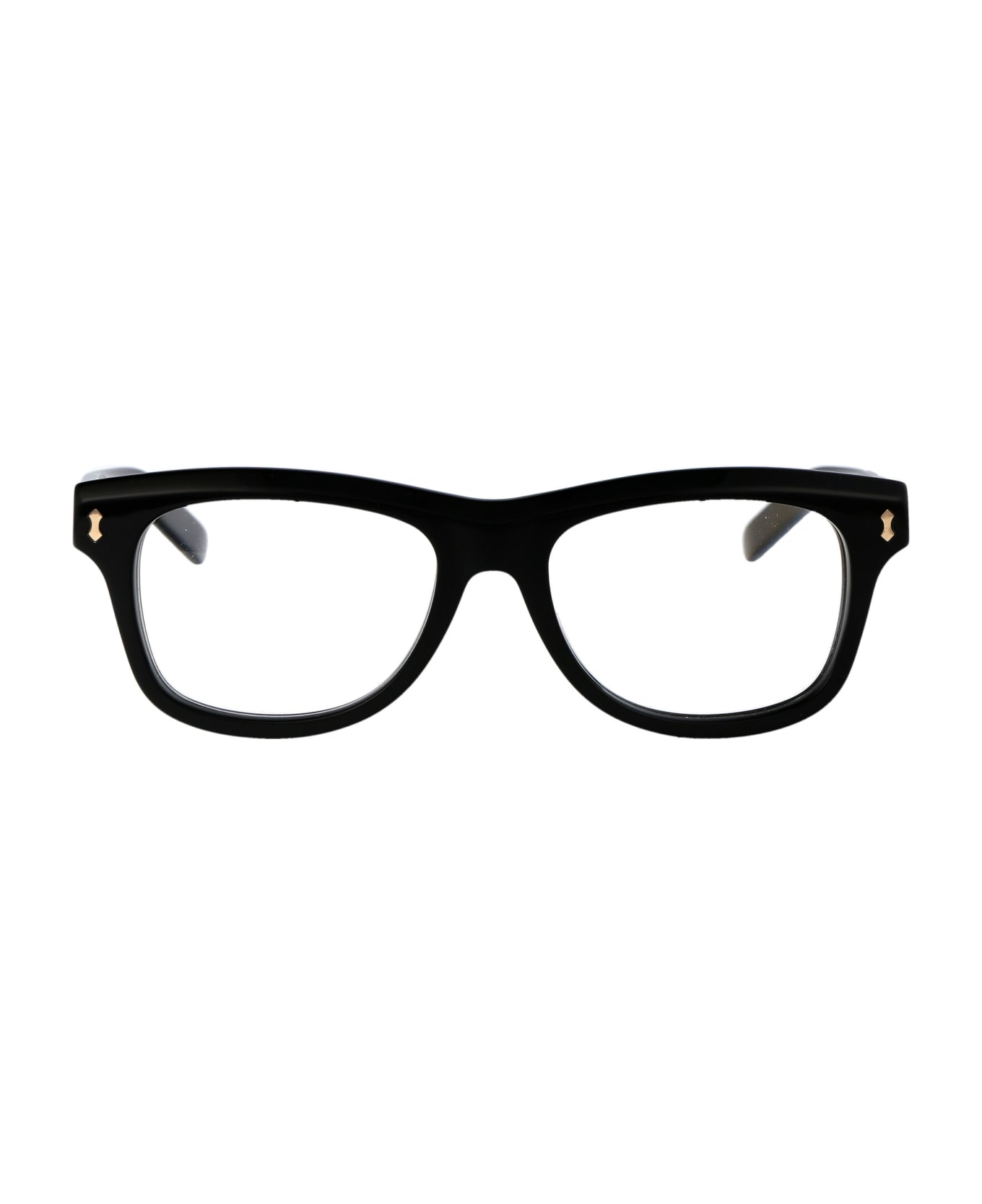 Gucci Eyewear Gg1526o Glasses - 001 BLACK BLACK TRANSPARENT アイウェア