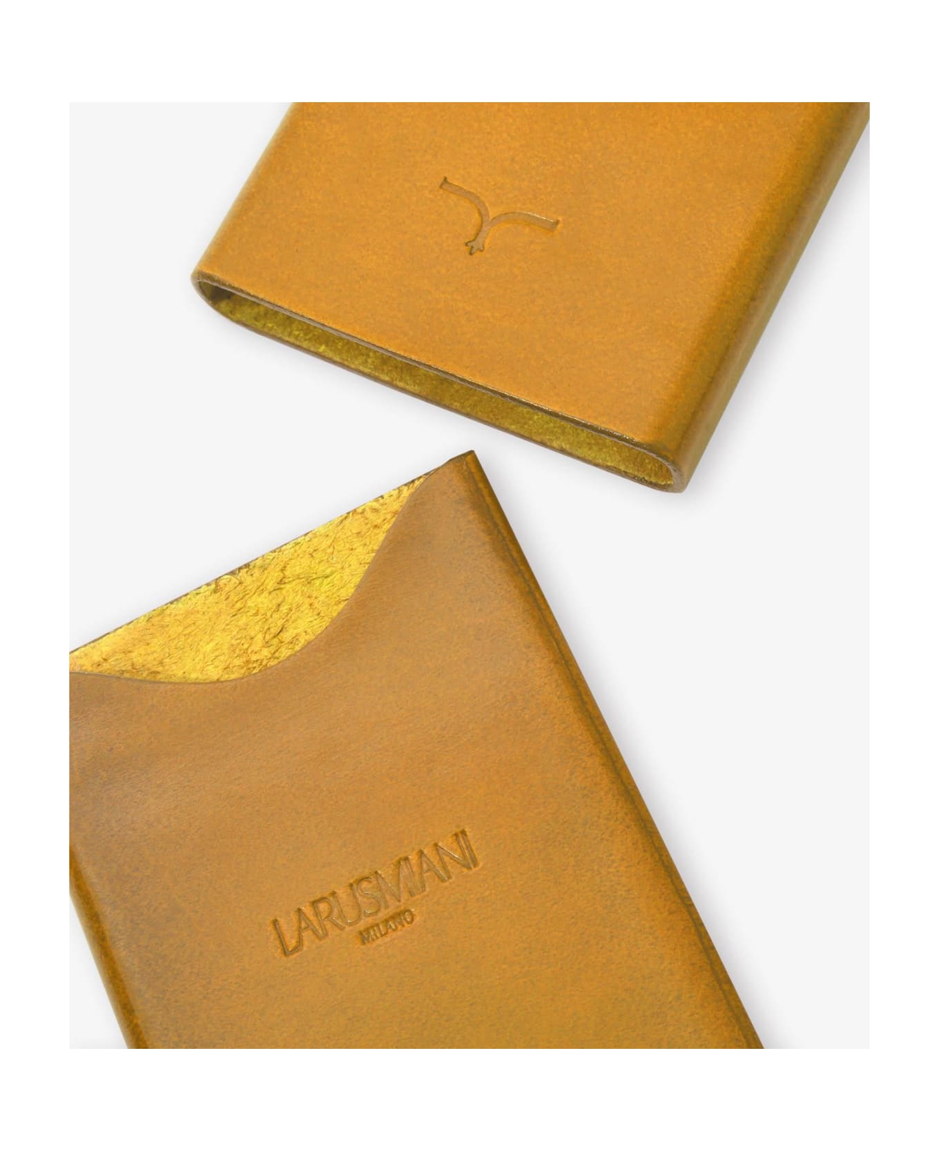 Larusmiani Cardholder Wallet - Goldenrod