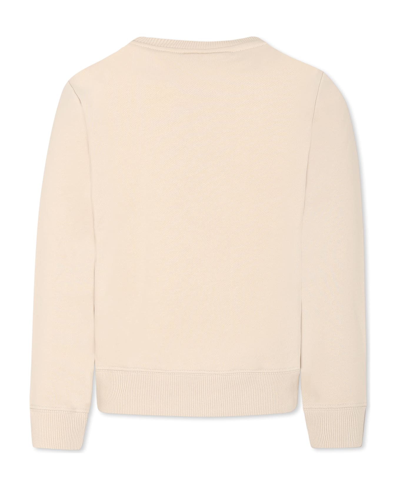 Calvin Klein Ivory Sweatshirt For Kids With Logo - Ivory