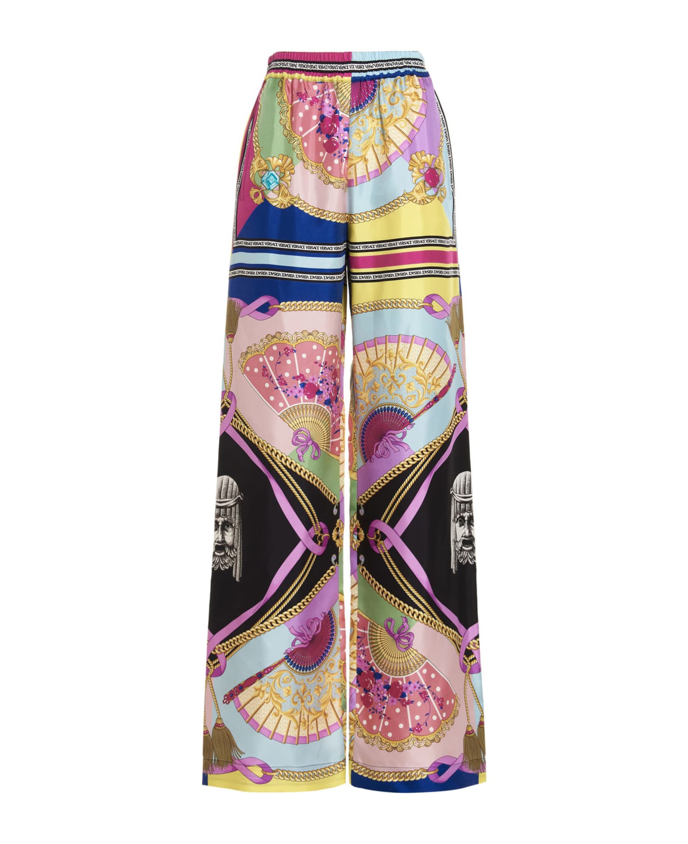 Versace 'ventagli  Pants - Multicolor