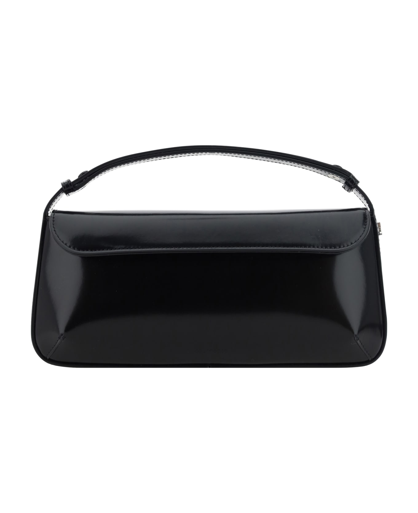 Courrèges Sleek Baguette Shoulder Bag - Black