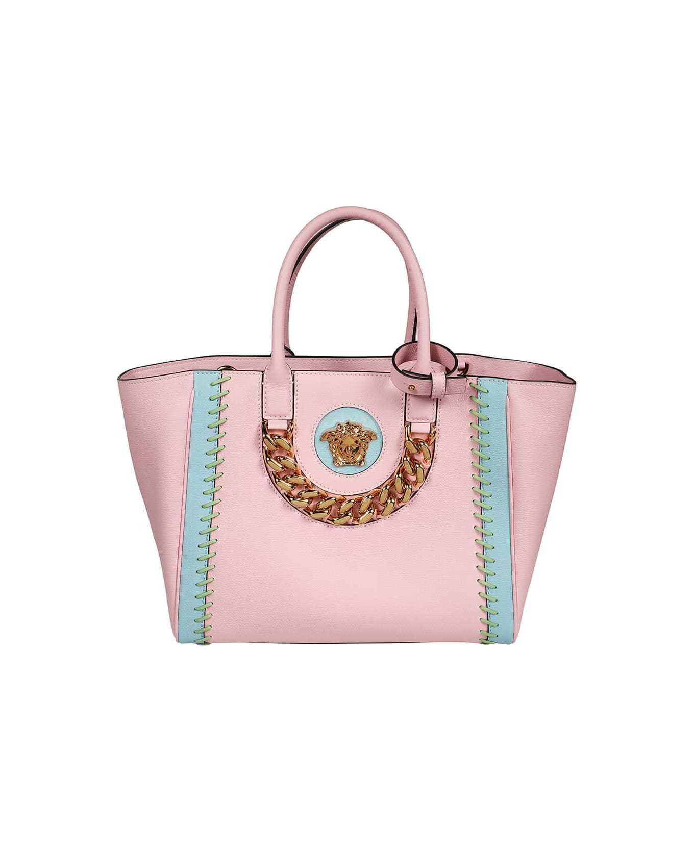 Versace Leather Tote - Pink トートバッグ