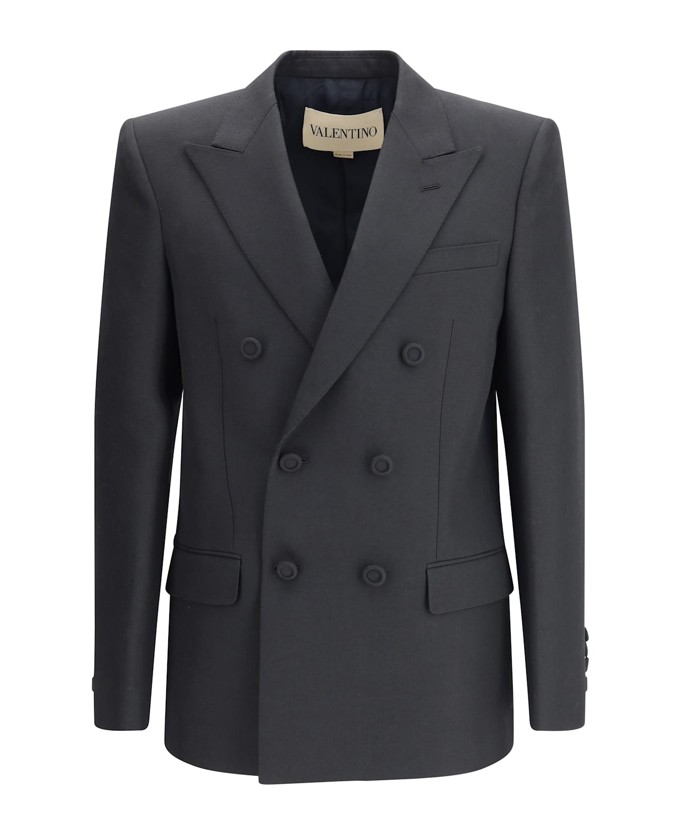 Valentino Double-breasted Wool Jacket