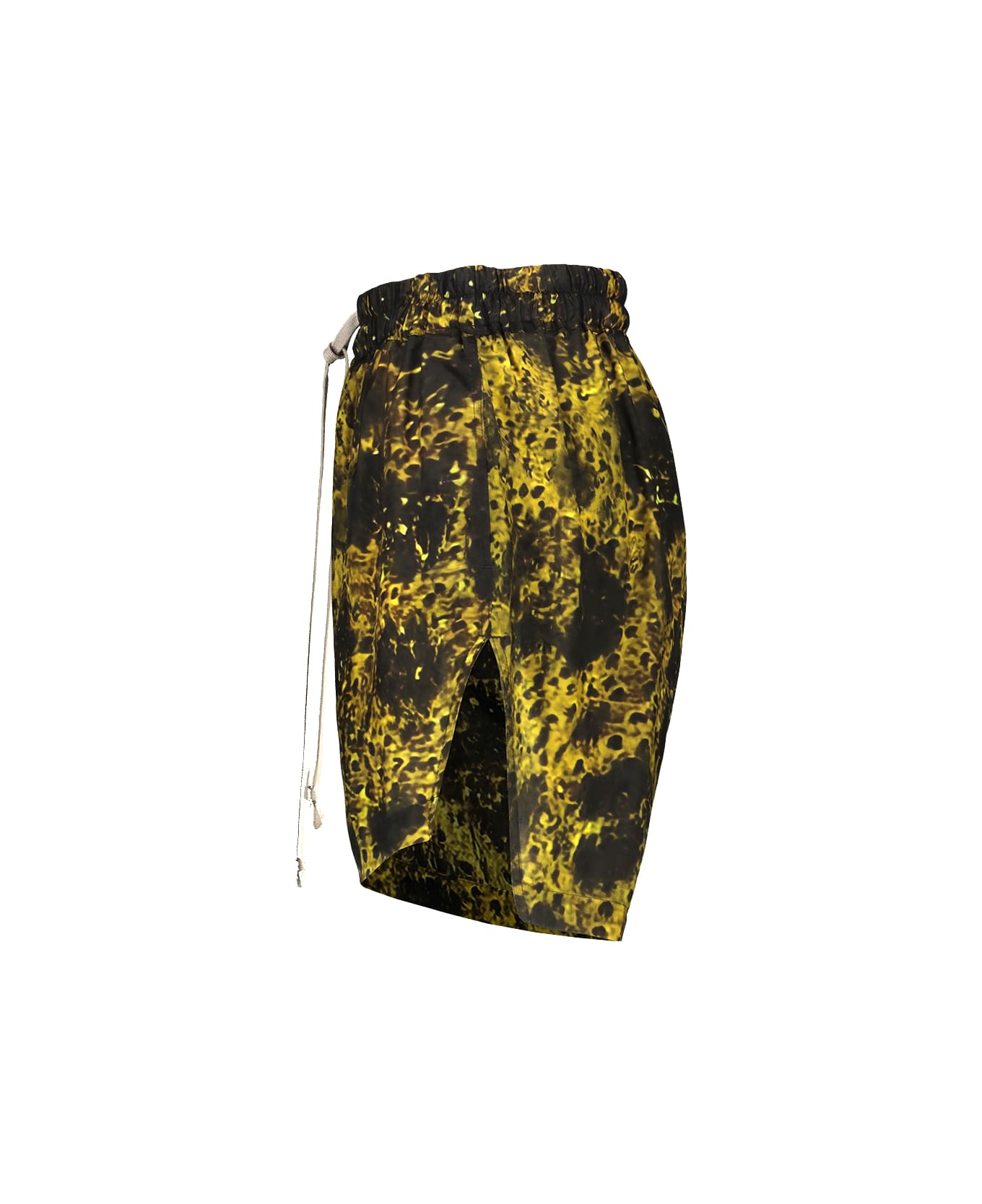 Rick Owens Boxers In Cupro - Acid Black