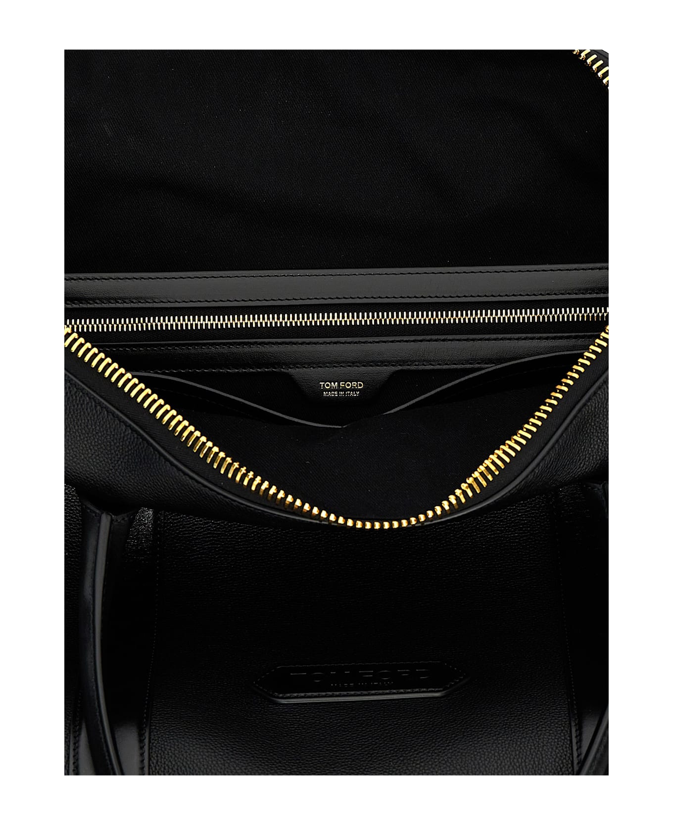 Tom Ford Leather Travel Bag - Black