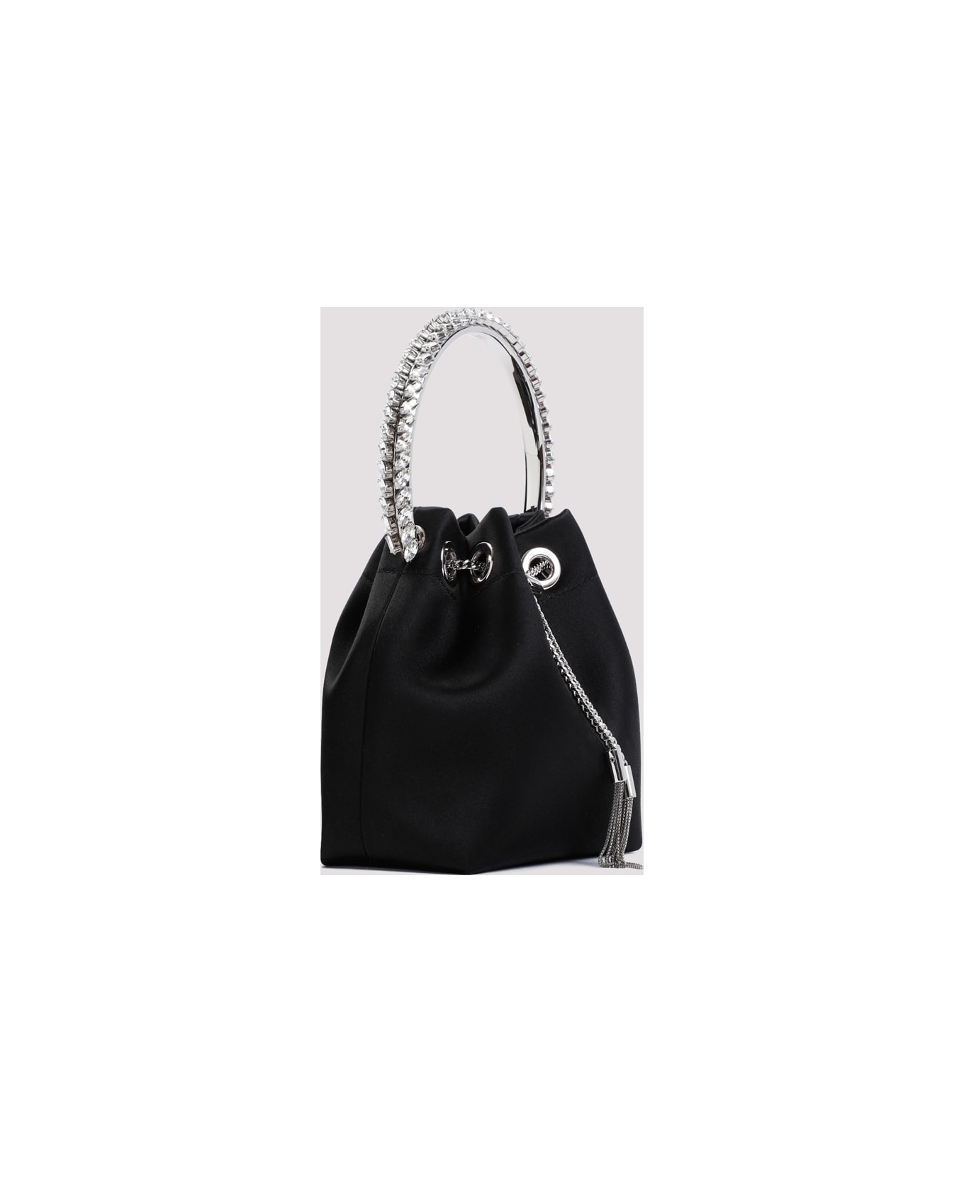Jimmy Choo Bon Bon Handbag - Black Crystal