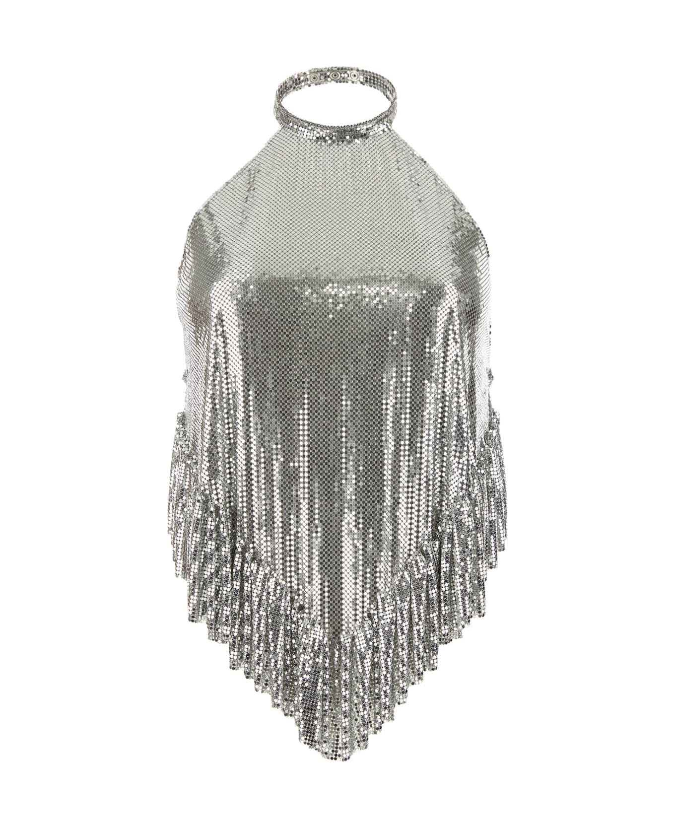 Paco Rabanne Silver Chain Mail Top - SILVER
