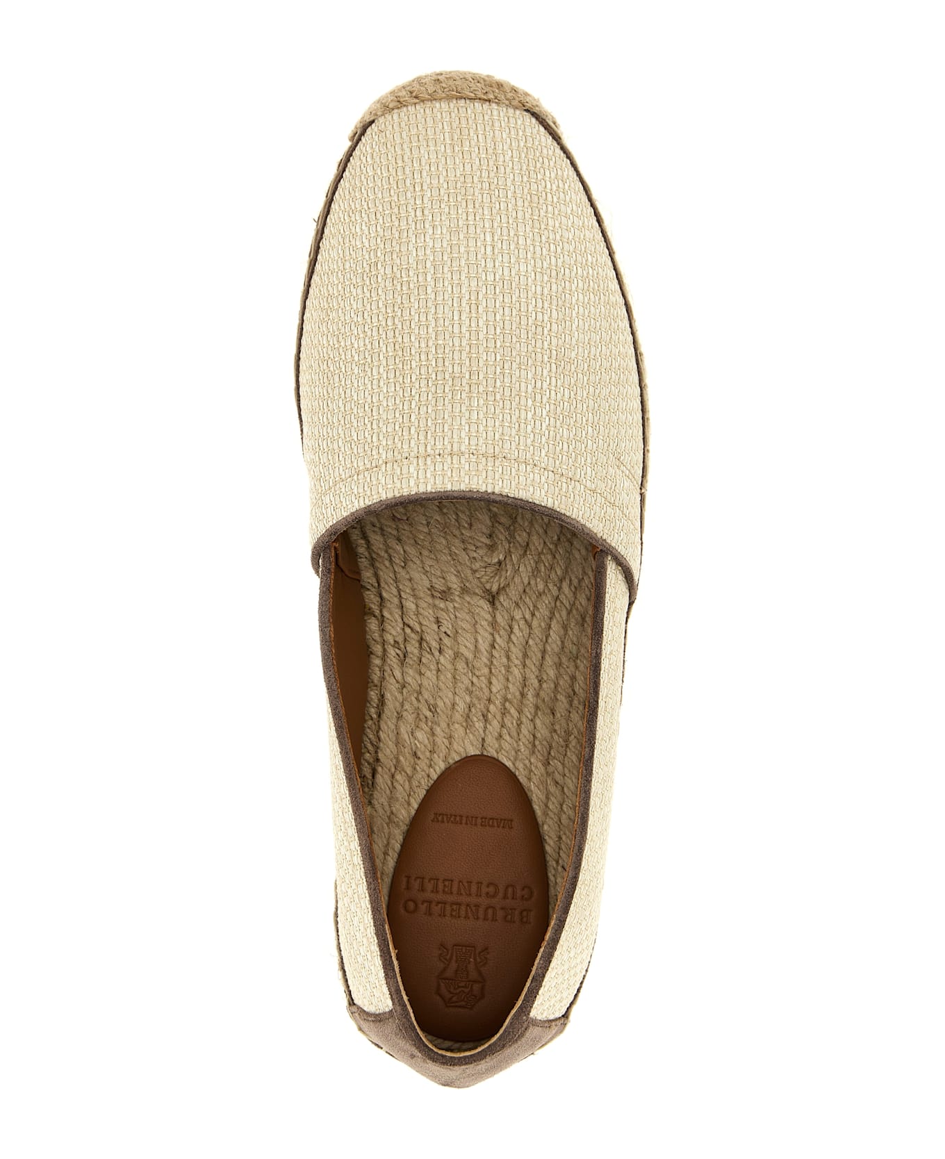 Brunello Cucinelli Raffia Espadrilles - Beige
