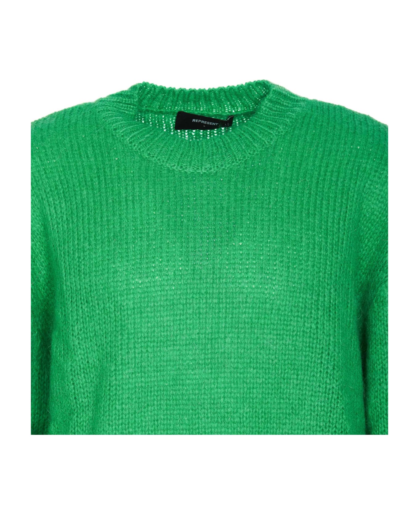 REPRESENT Mohair Sweater Sweater - ISLAND GREEN