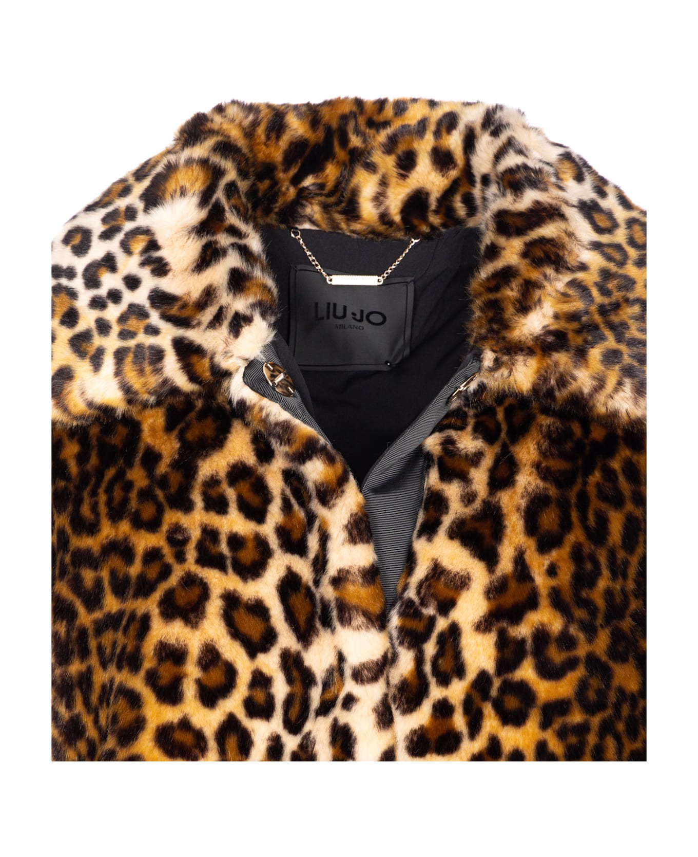 Liu-Jo Animalier Coat - MultiColour