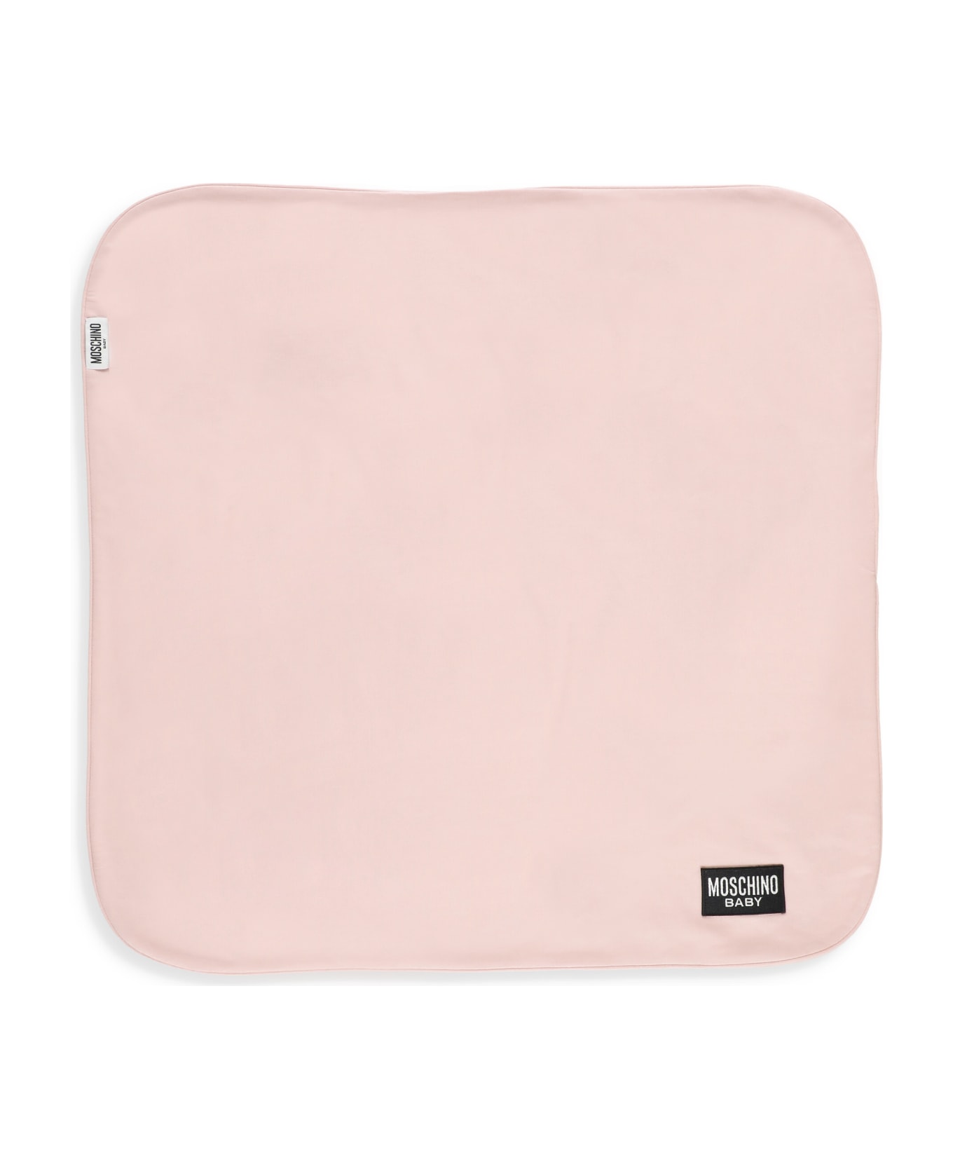 Moschino Blanket With Logo - Pink