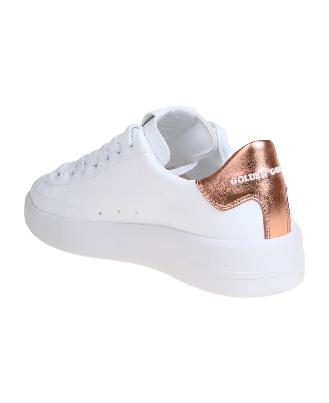 Golden Goose Pure Star Sneakers - White/Bronze