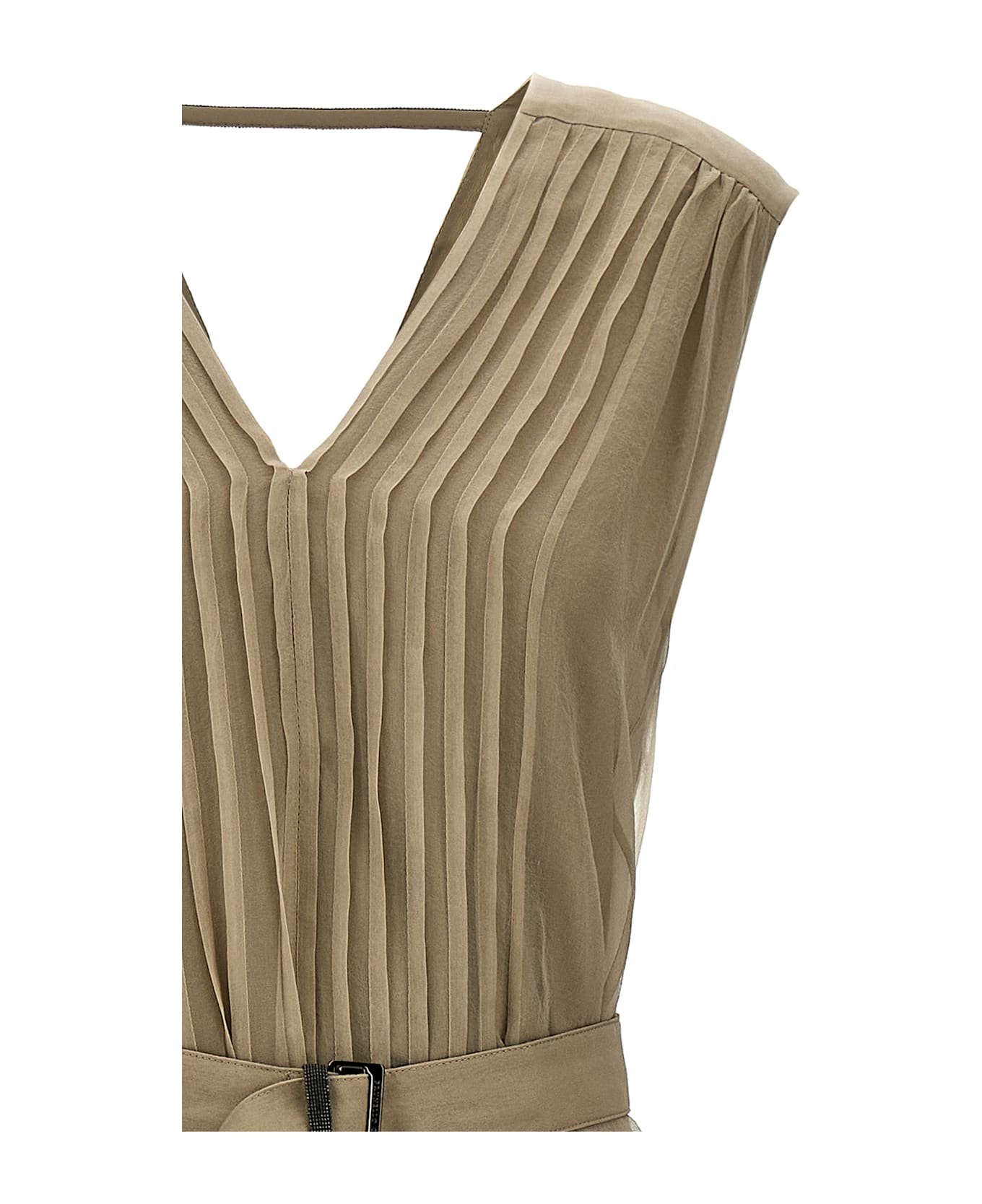 BRUNELLO CUCINELLI☆美品☆ Brunello Cucinelli - Black Leather Belted Wrap Skirt