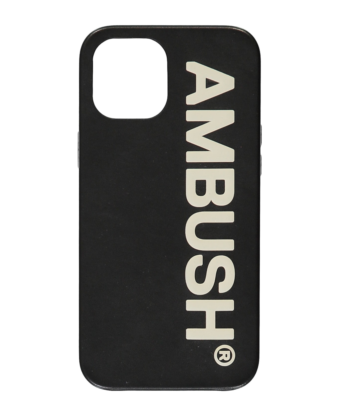 AMBUSH Logo Detail Iphone 12 Promax Case - black