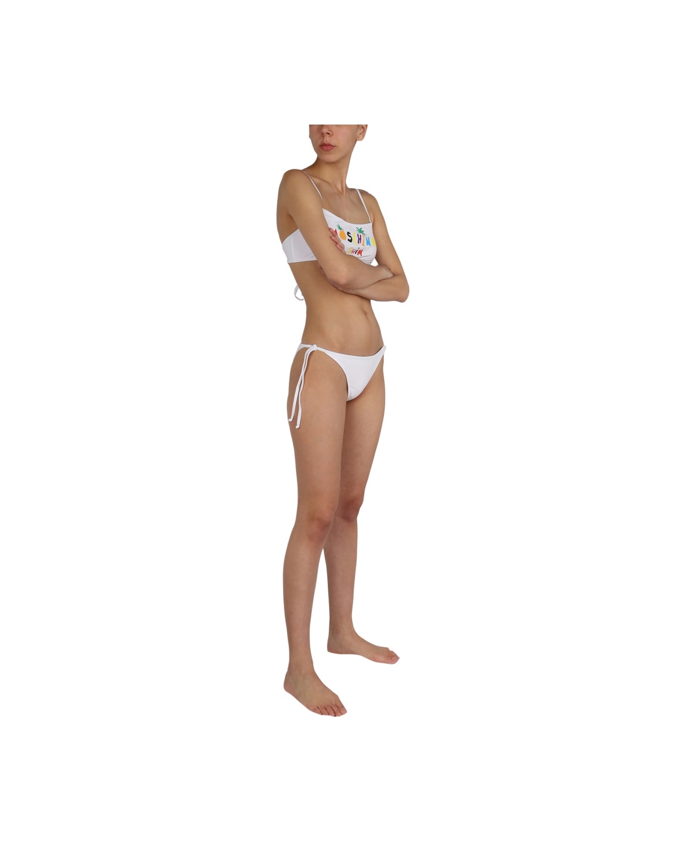 Moschino Bikini Briefs - WHITE 水着