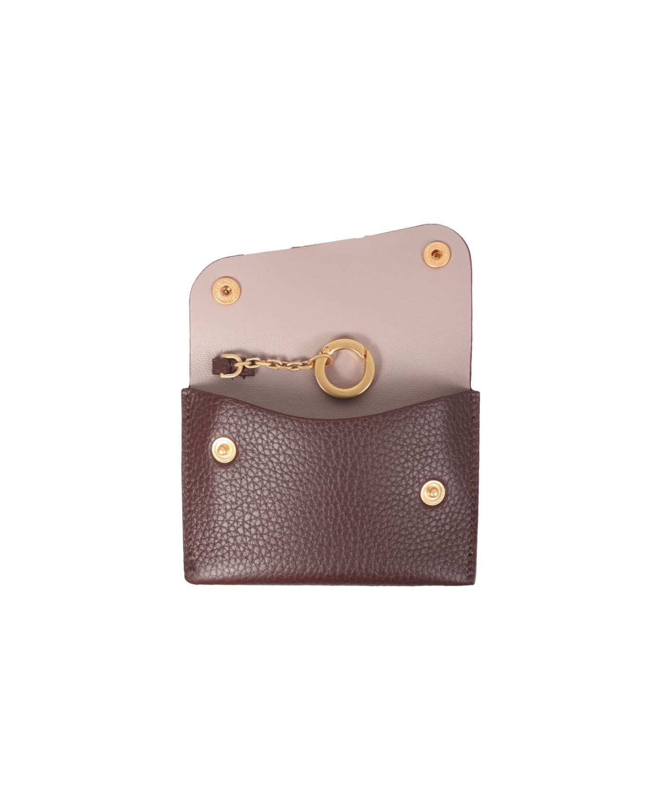 Il Bisonte European Leather Card Holder - BROWN