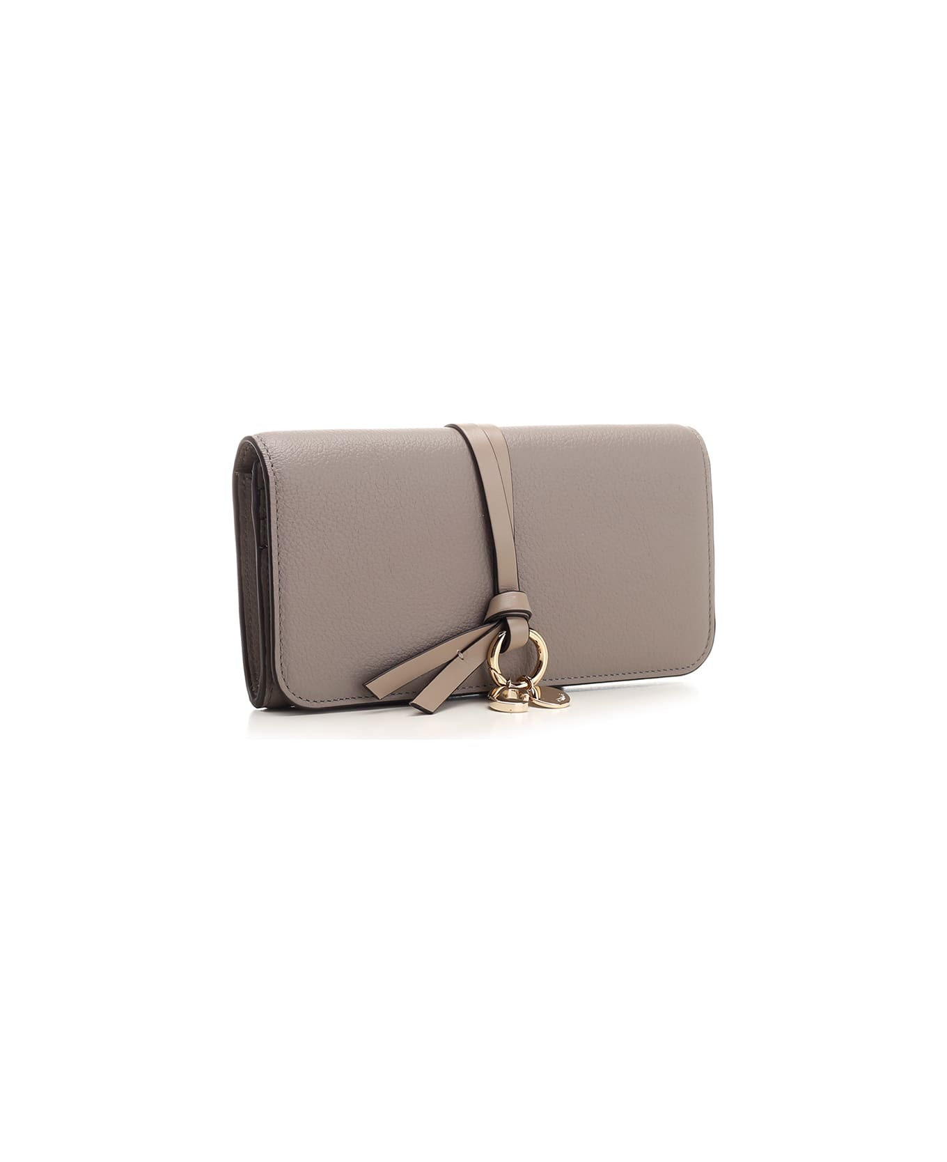 Chloé Alphabet Continental Wallet - Grey