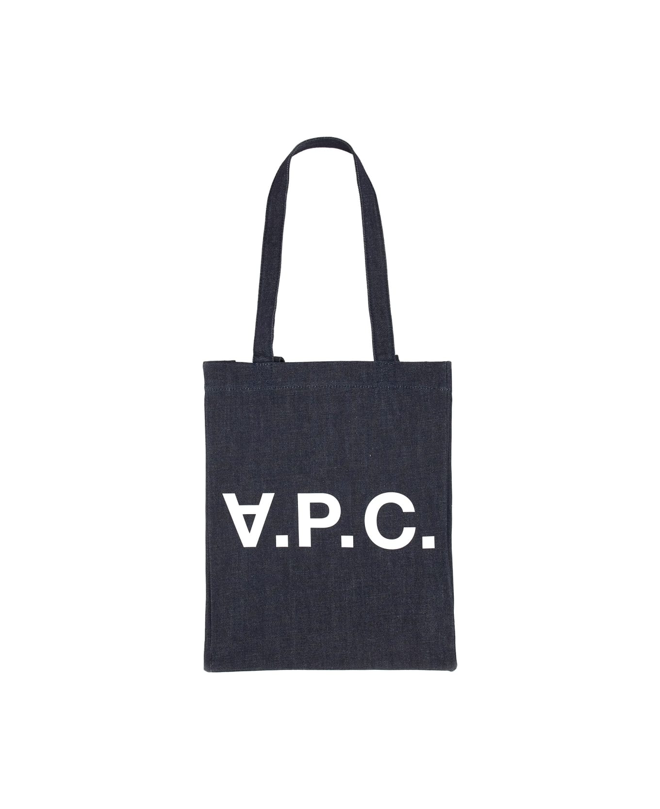 A.P.C. Denim Tote Bag - BLUE