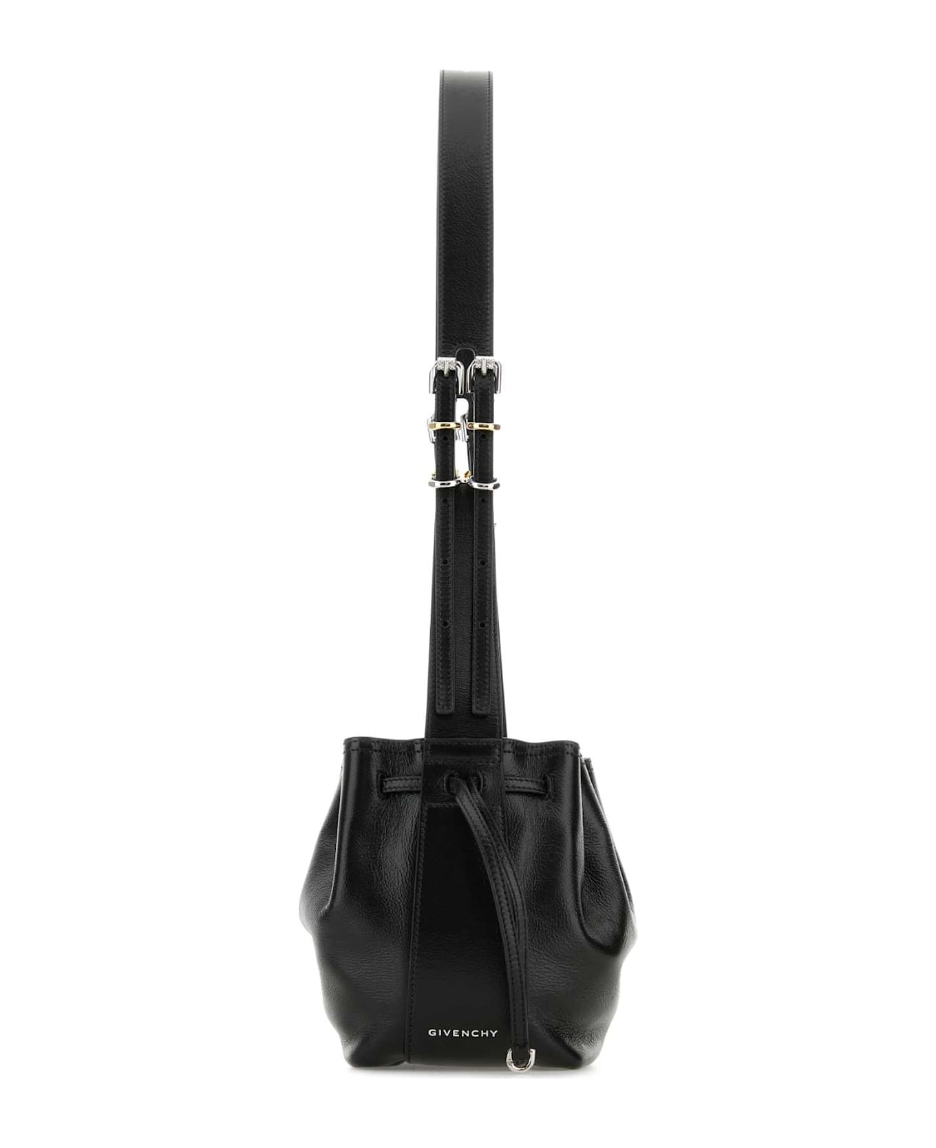Givenchy Black Leather Small Pumpkin Crossbody Bag - BLACK