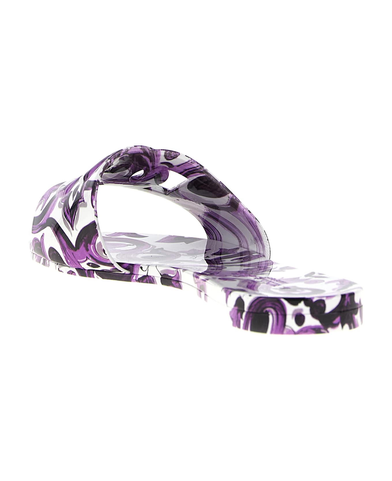 Dolce 
Gabbana 
beachwear
 Slides - Purple