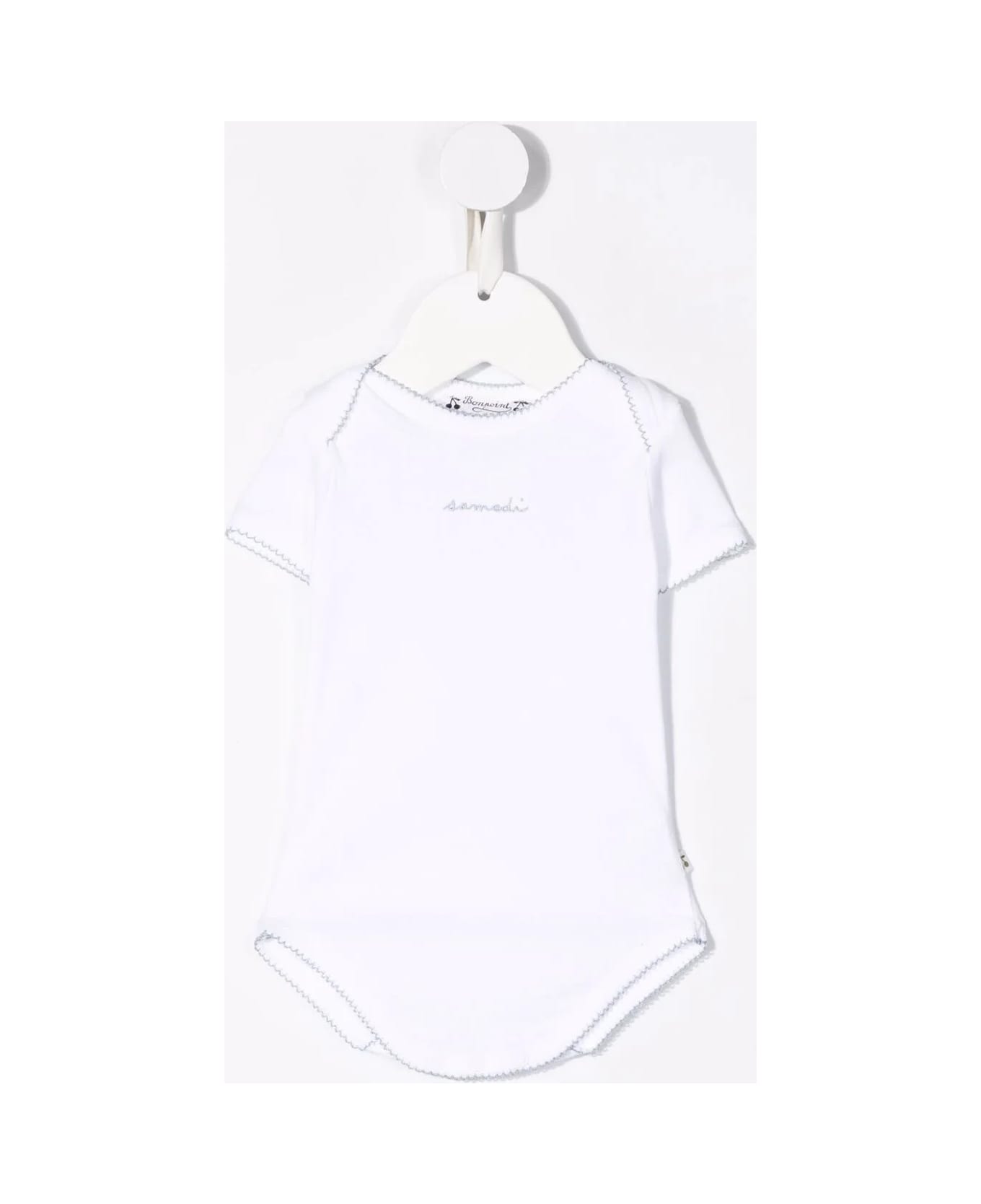 Bonpoint 7 White Bodies Pack With Embroidery - White