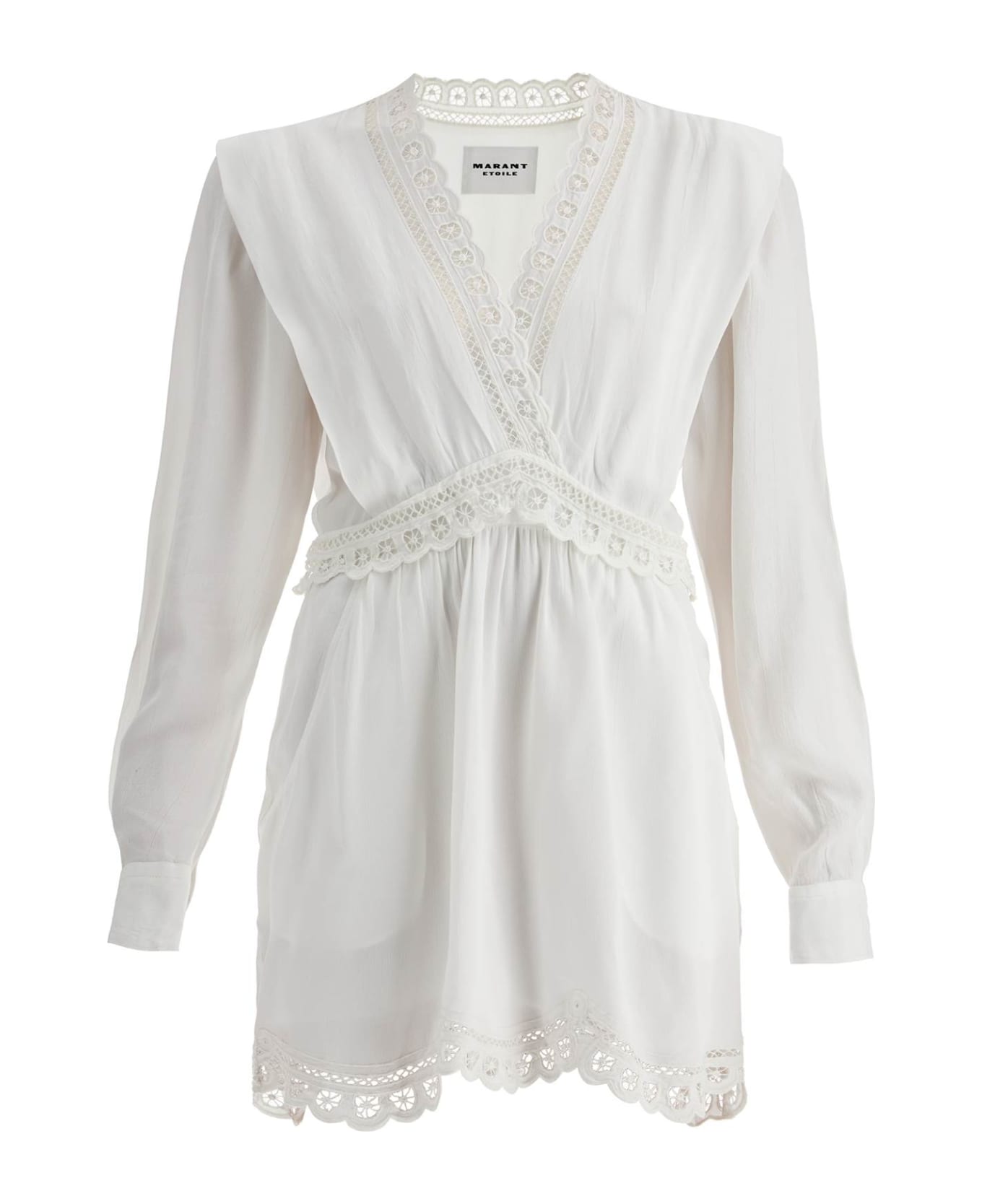 Marant Étoile Mini Dress Felie - WHITE (White)