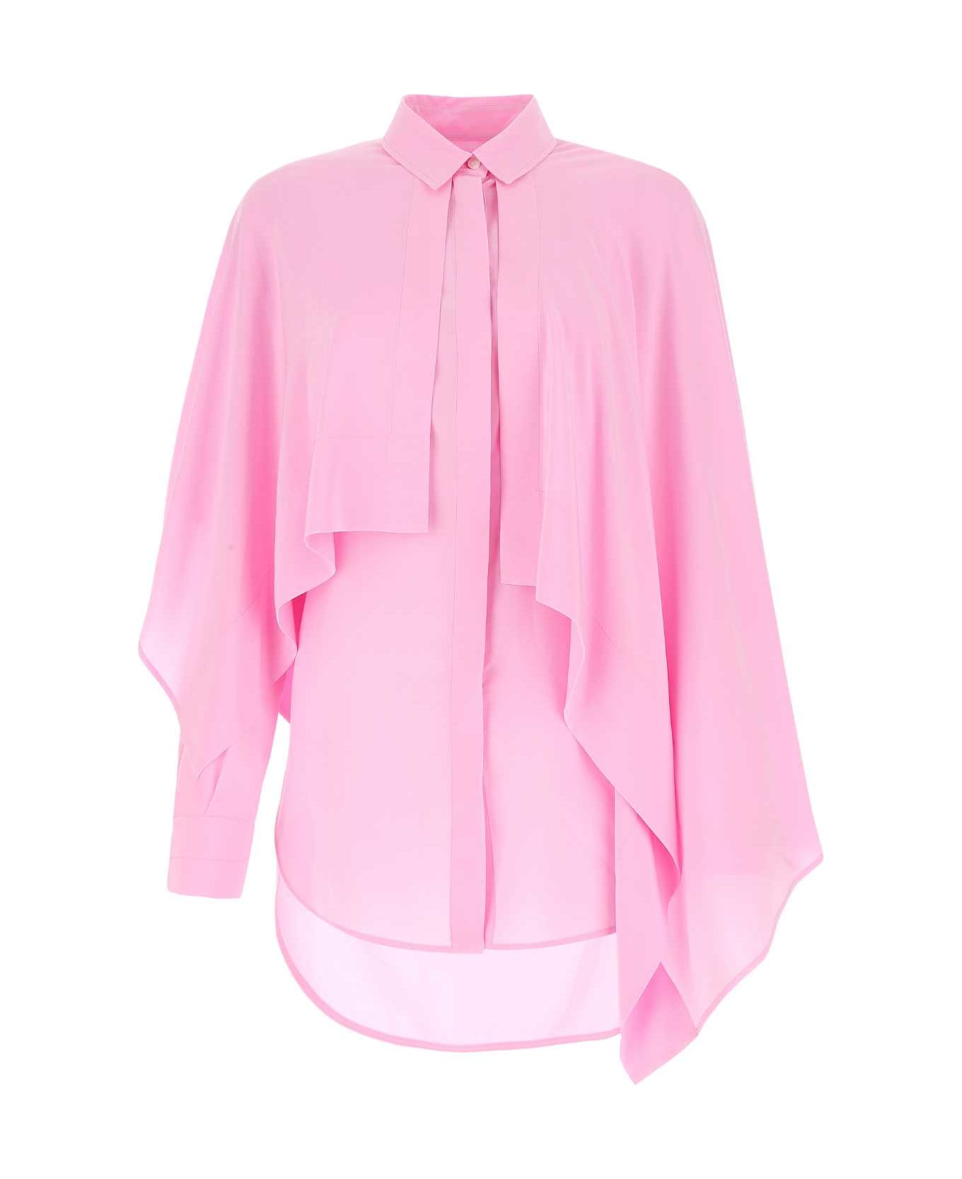 Quira Pink Silk Blouse - Q0073
