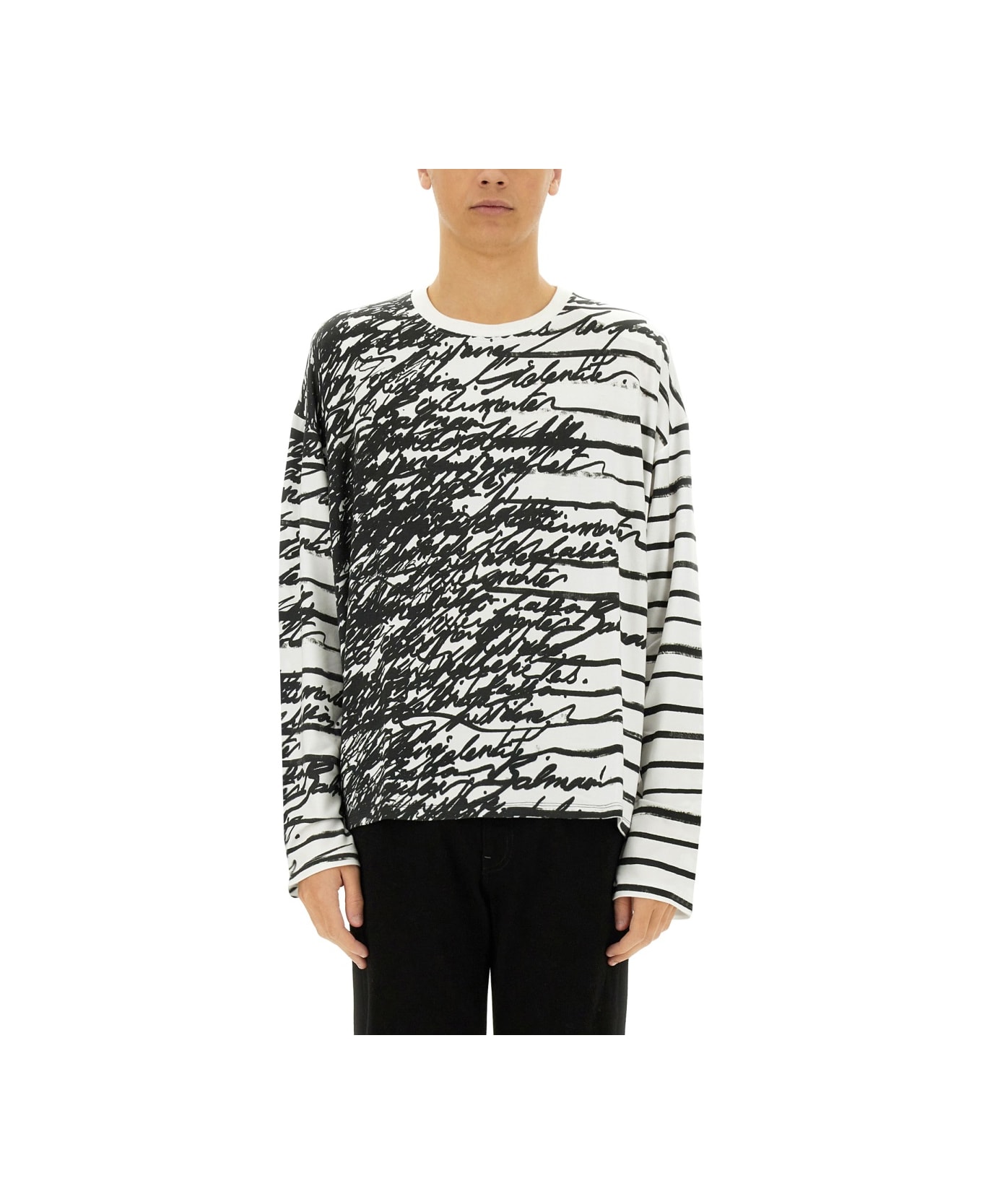 Balmain "love Letter" T-shirt - MULTICOLOUR