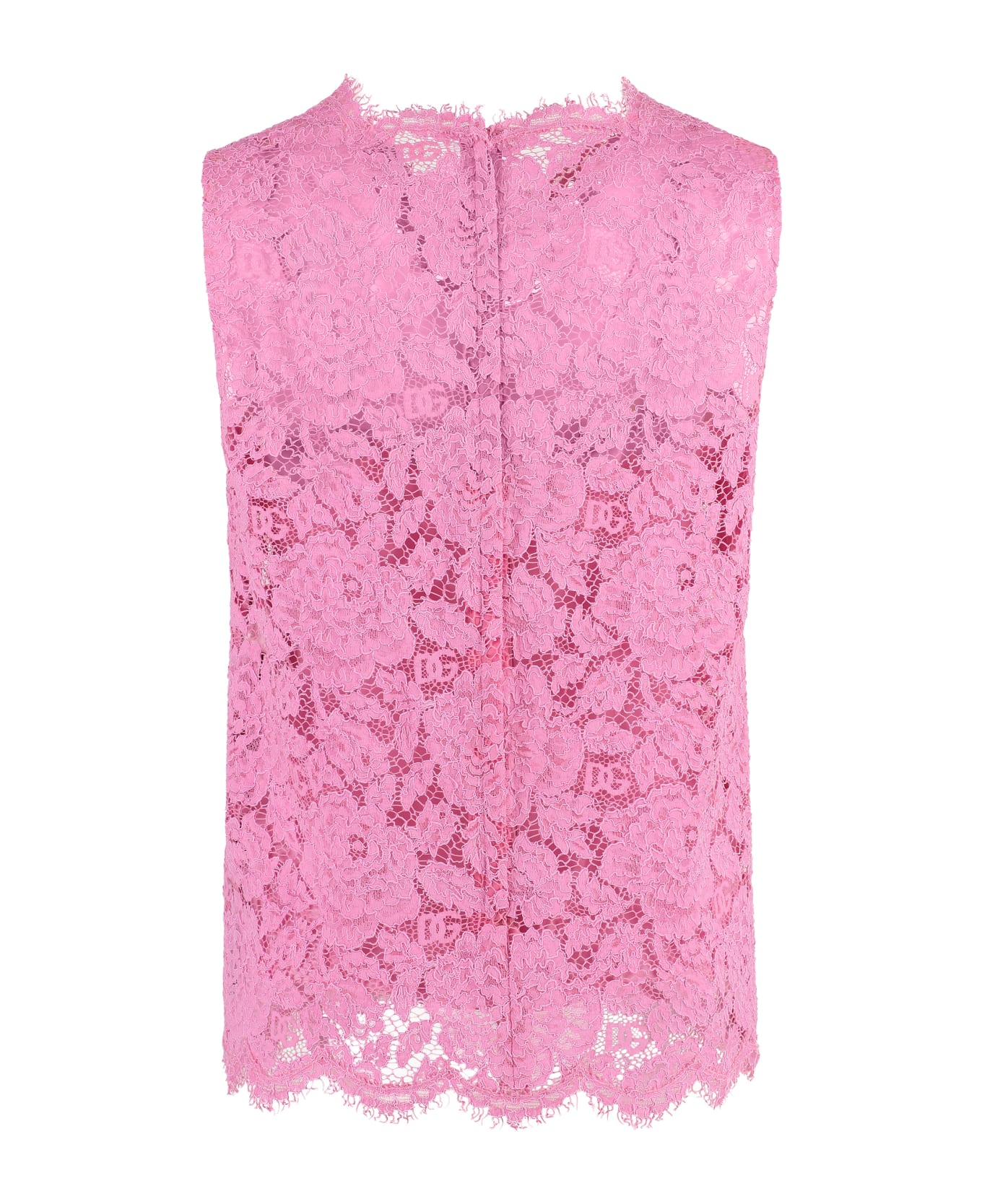 Dolce & Gabbana Lace Top - Pink