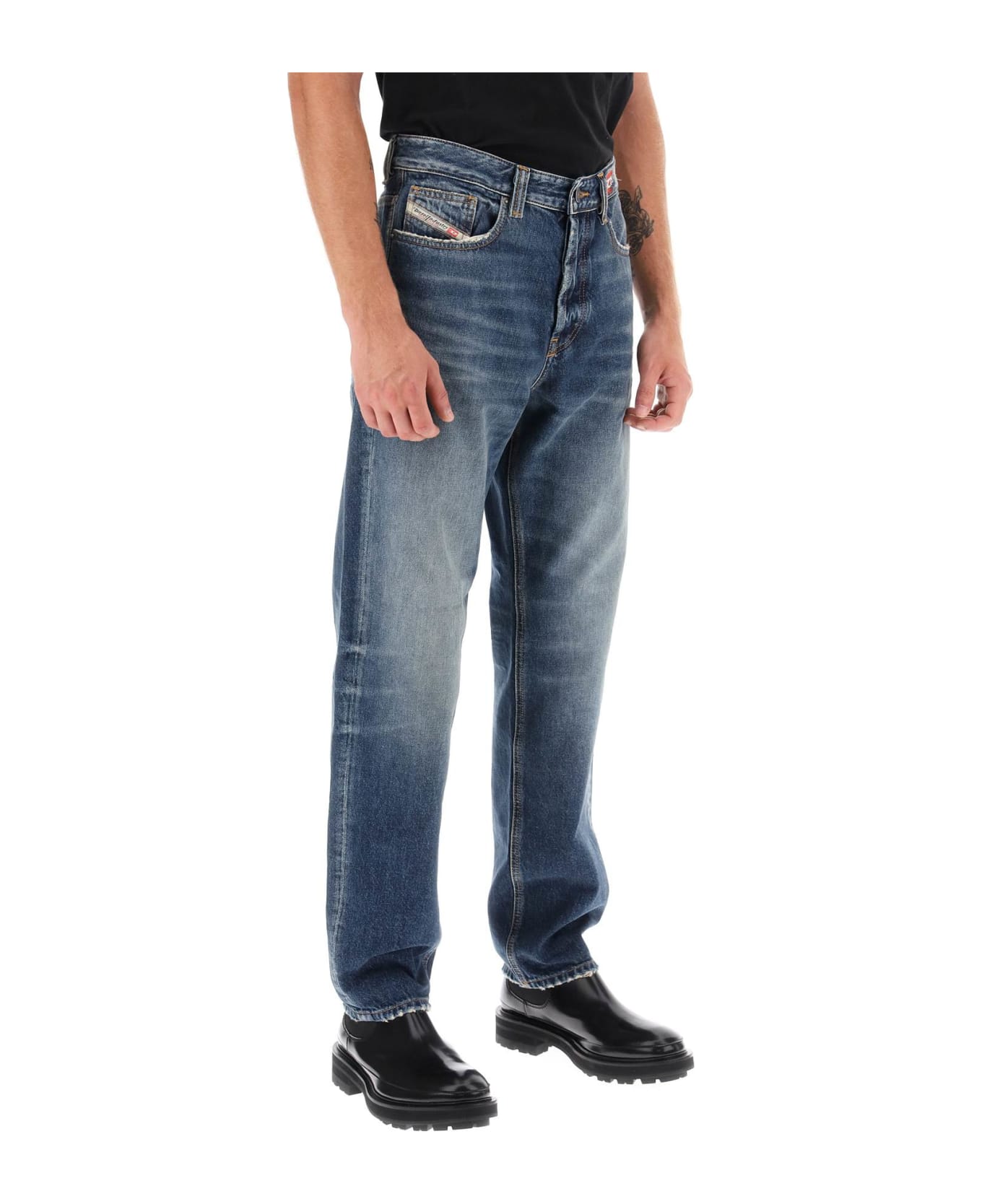 Diesel 'd-macs' Loose Jeans With Straight Cut - DENIM (Blue)