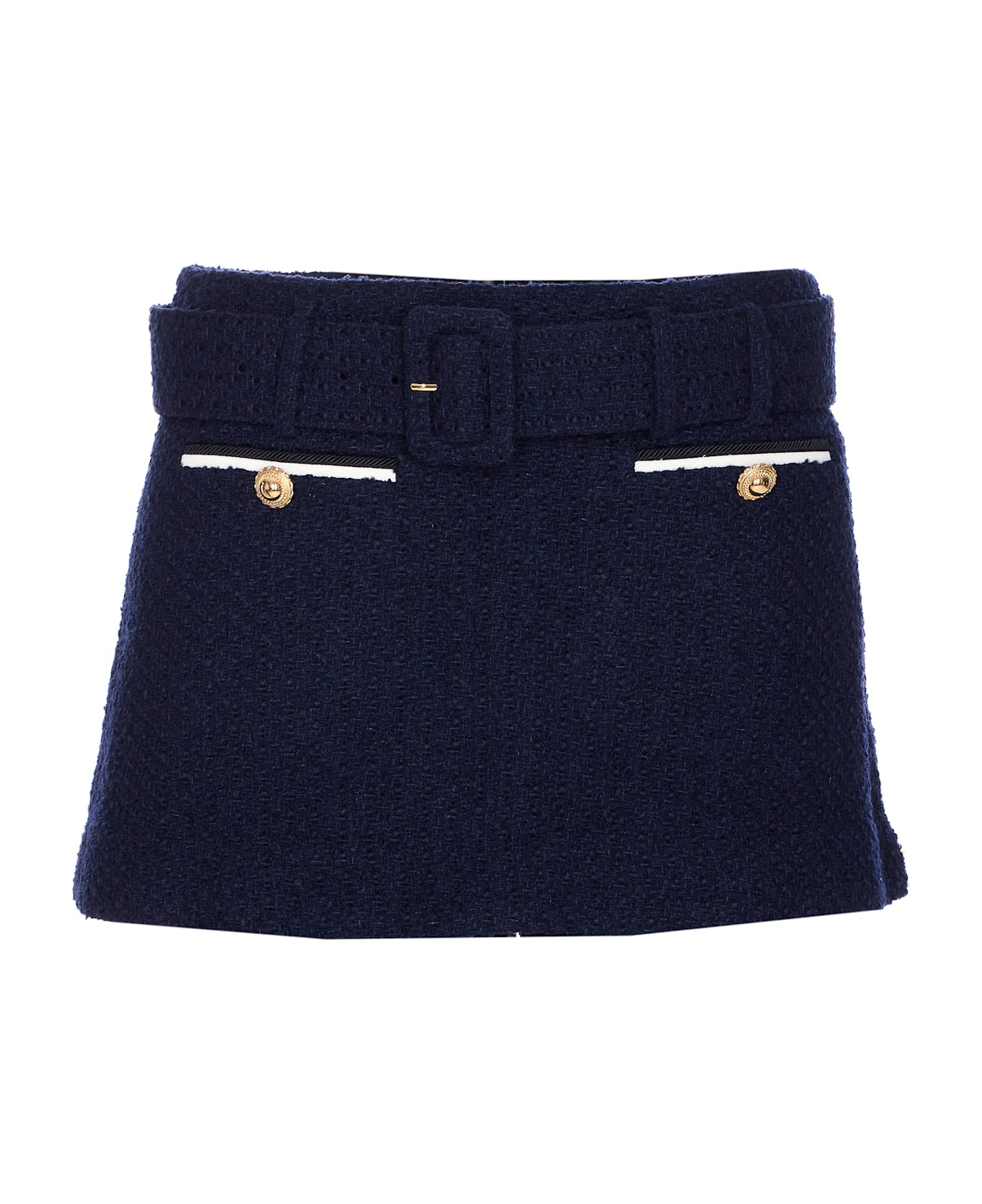 self-portrait Boucle
 Skort - Blue