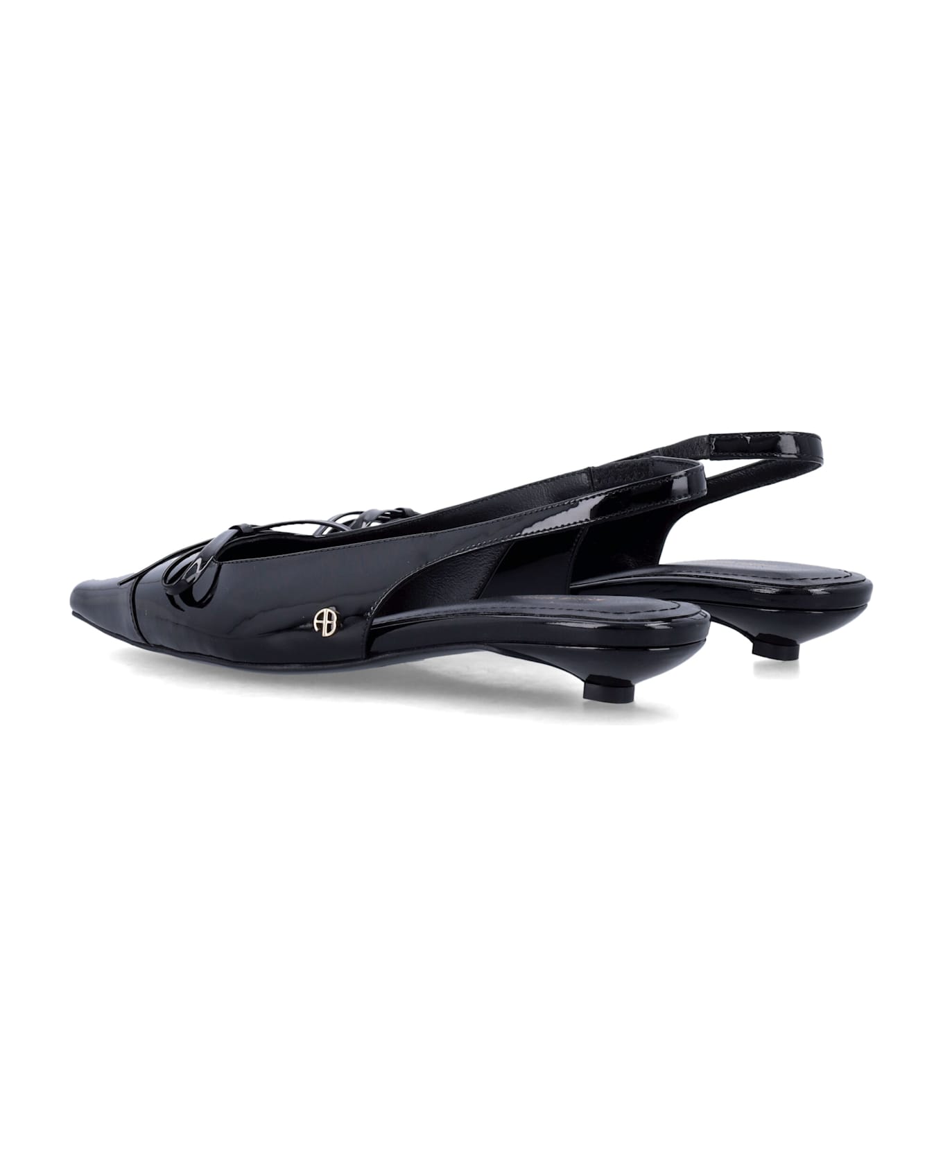 Anine Bing Zoey Slingback - BLACK