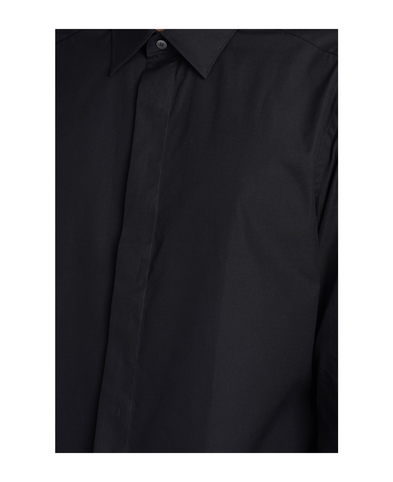 Zegna Shirt In Black Cotton - black
