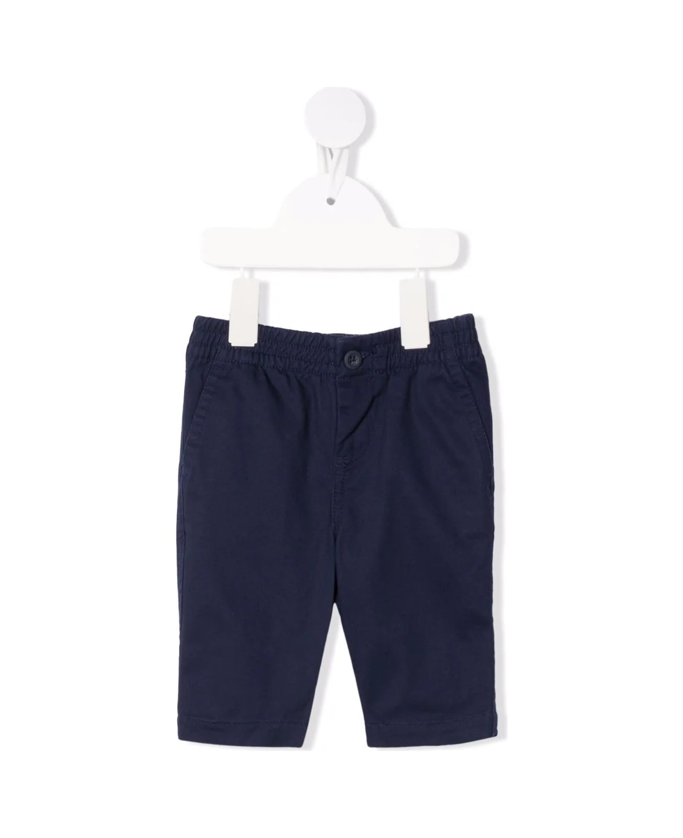 Ralph Lauren Prepster Polo Pants In Navy Blue Stretch Chino - Blue