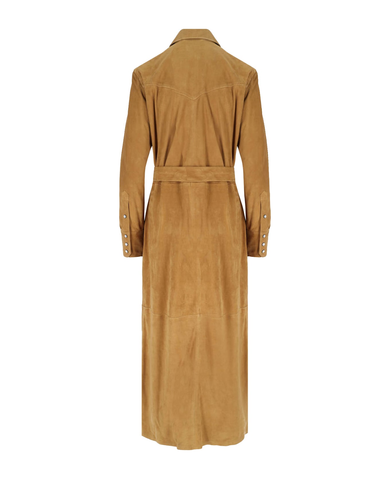 Polo Ralph Lauren Maxi Chemisier Dress - Brown