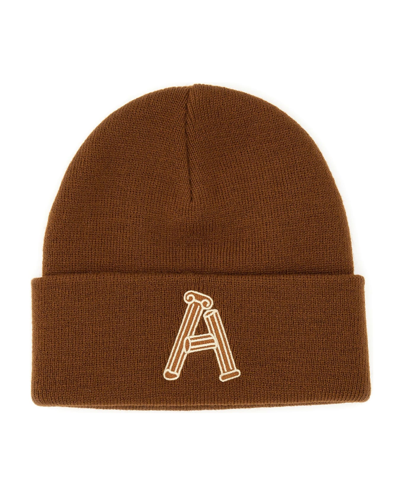 Aries Hat With Logo - Brown 帽子