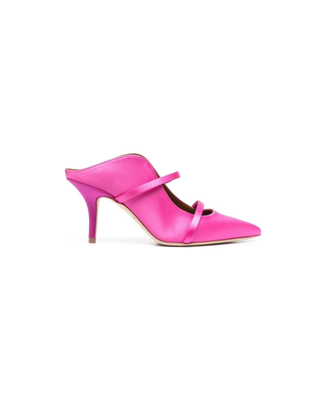 Malone Souliers Maureen 70 Satin Mules - Pink