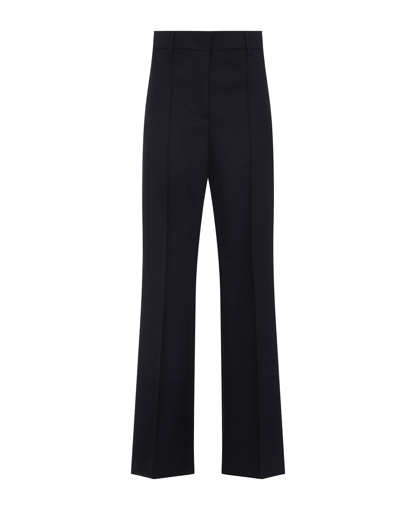 Prada Virgin Wool Pants - Bleu