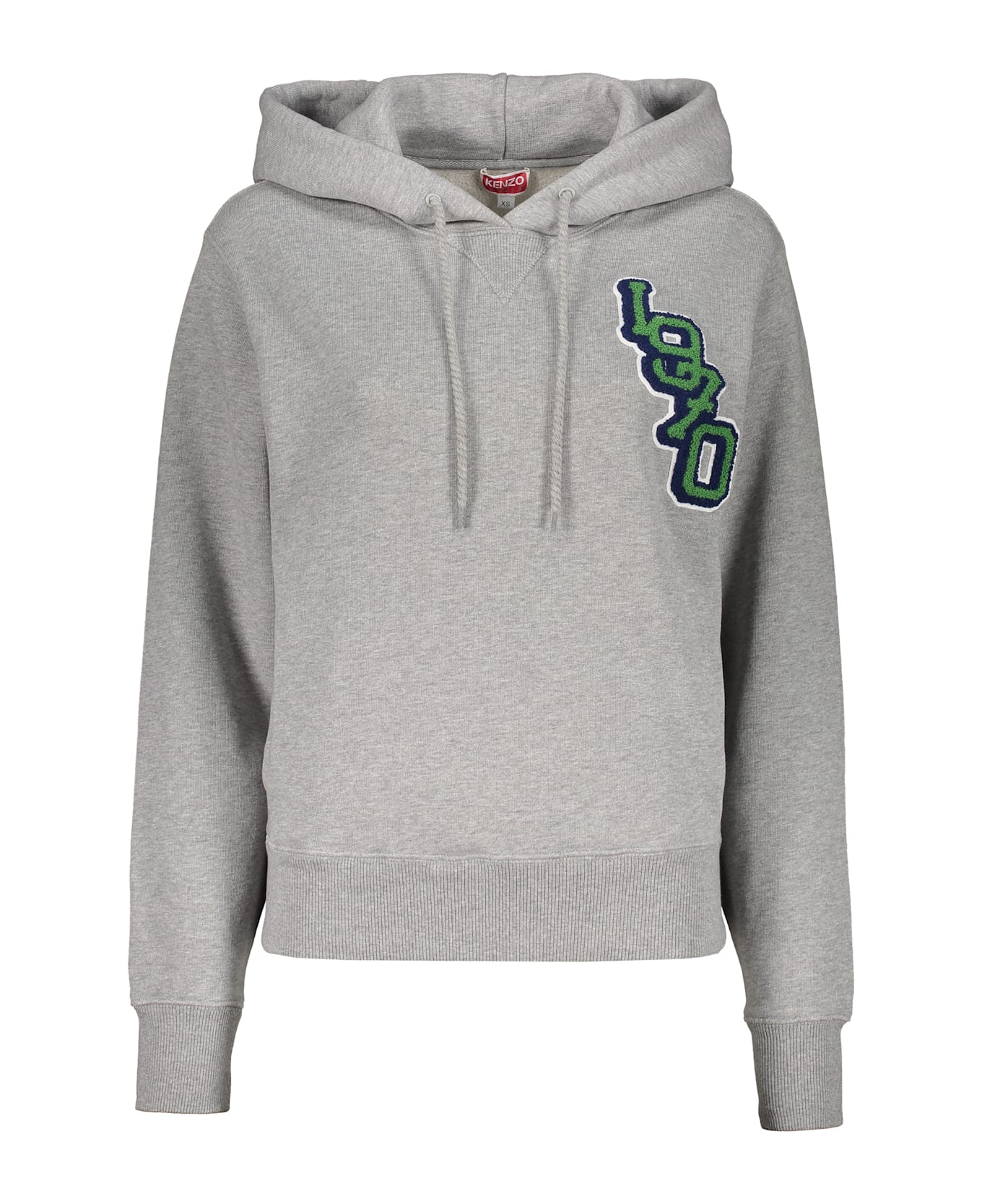 Kenzo Cotton Hoodie - grey