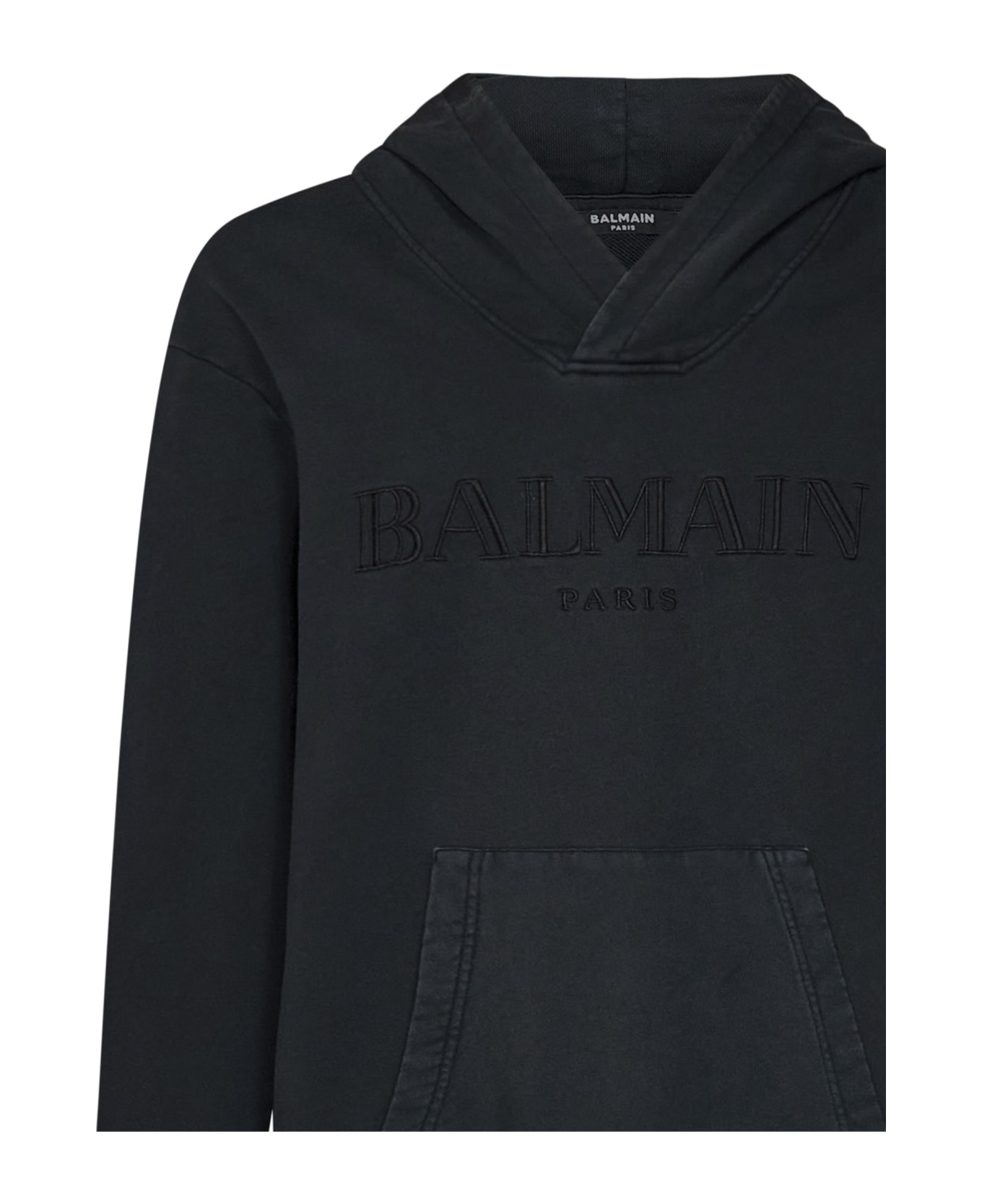 Balmain Vintage Sweatshirt - Grey フリース