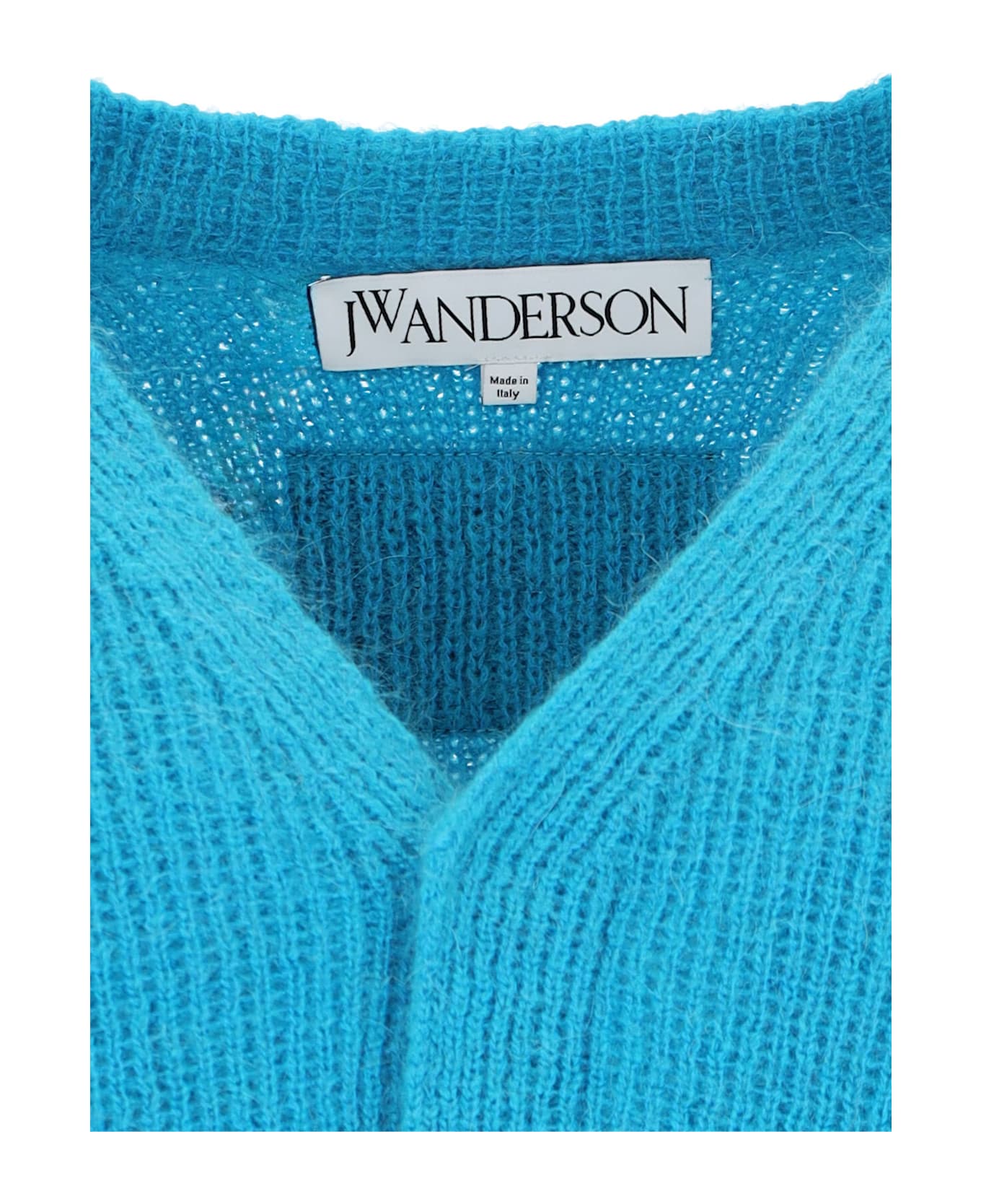 J.W. Anderson Cropped Cardigan - Aqua