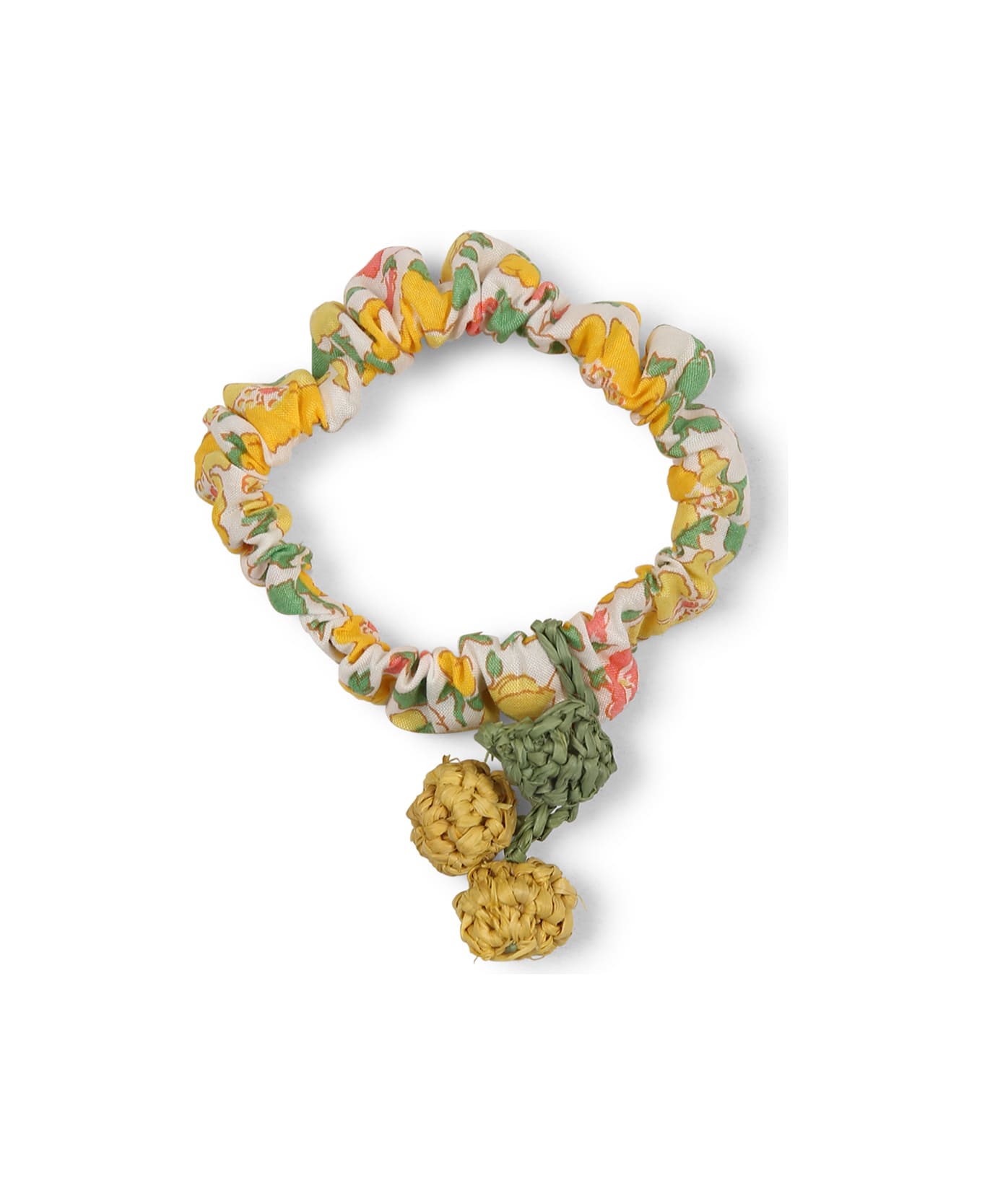Bonpoint Yellow Elastic For Girl With Cherries - Yellow