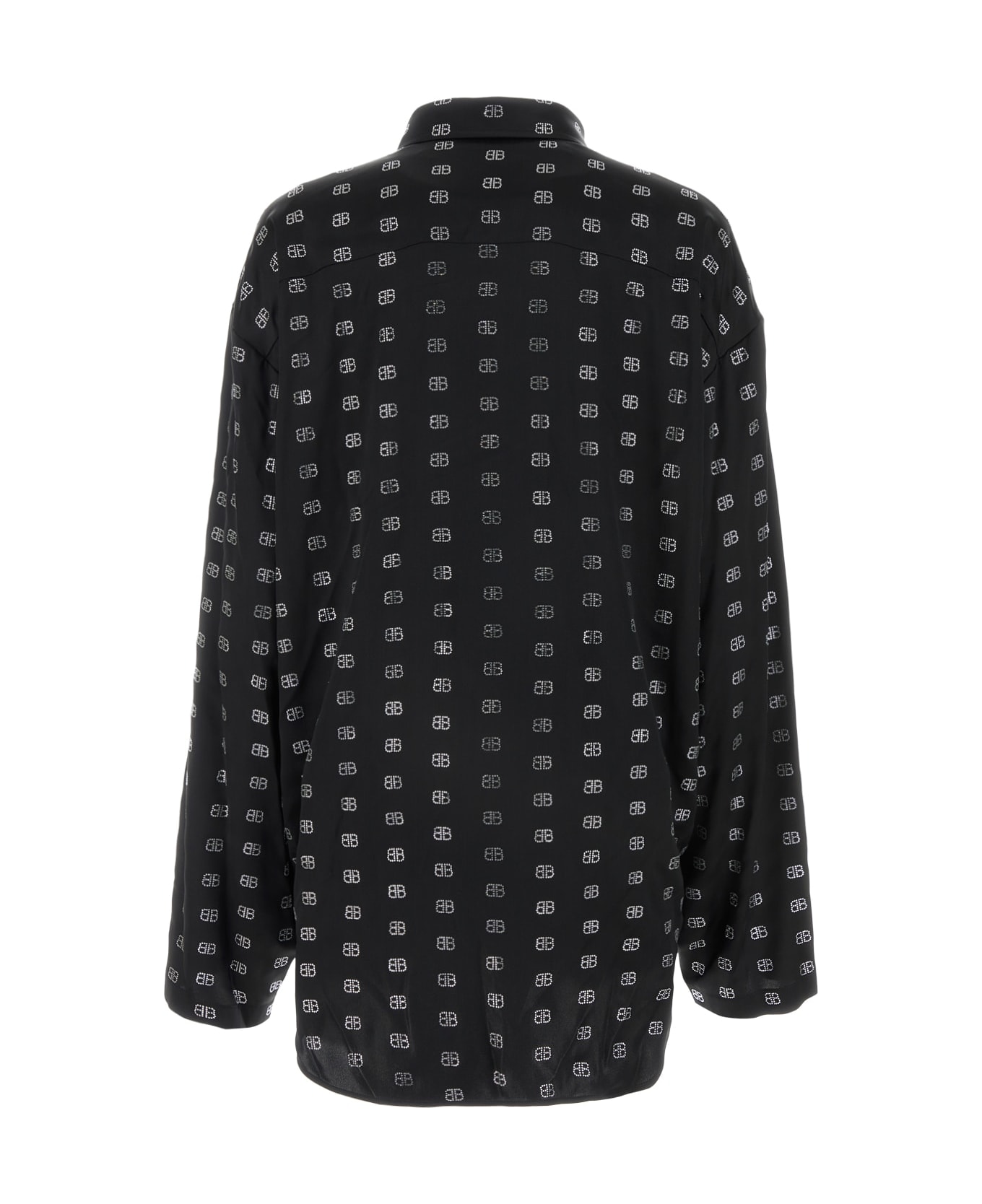 Balenciaga Ls Minimal Shirt - BLACKSILVER