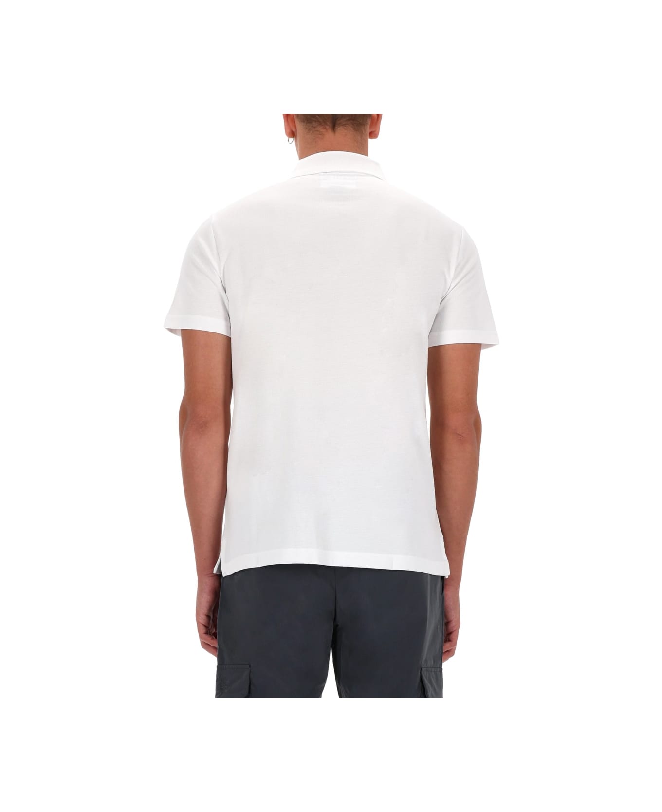 Versace Jeans Couture Polo With Logo - WHITE