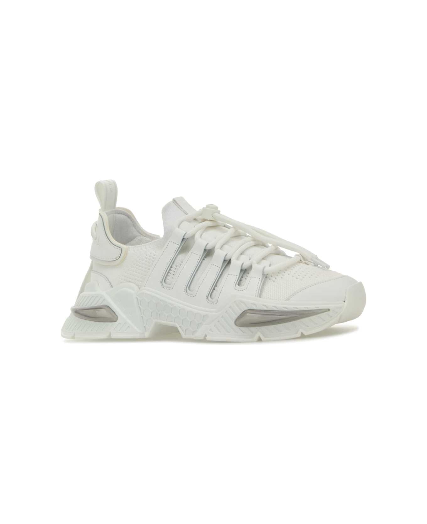 Dolce & Gabbana White Airmaster Sneakers - BIANCO