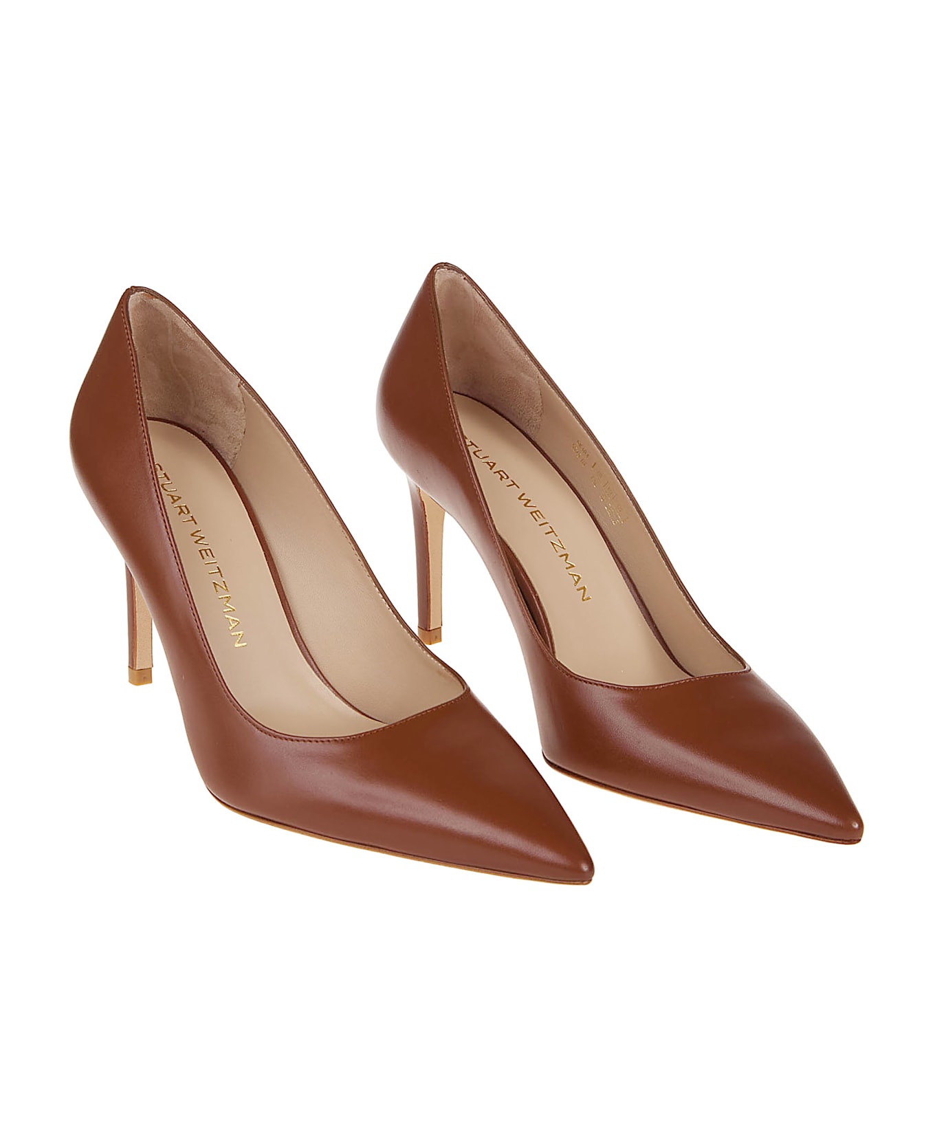 Stuart Weitzman Stuart Power 85 Pumps - Luxe Saddle