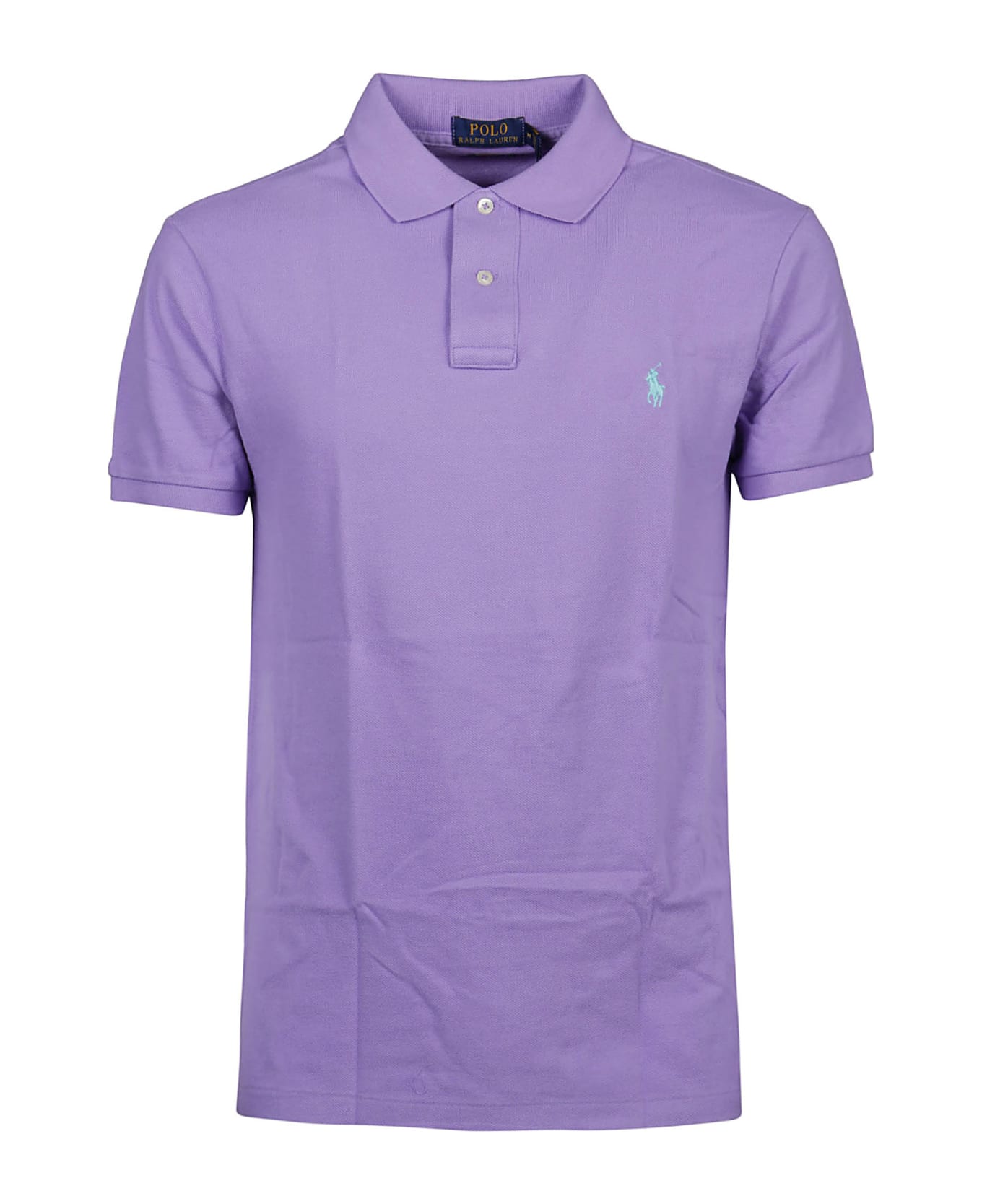 Polo Ralph Lauren Short Sleeve Slim Polo Shirt - Cactus Purple
