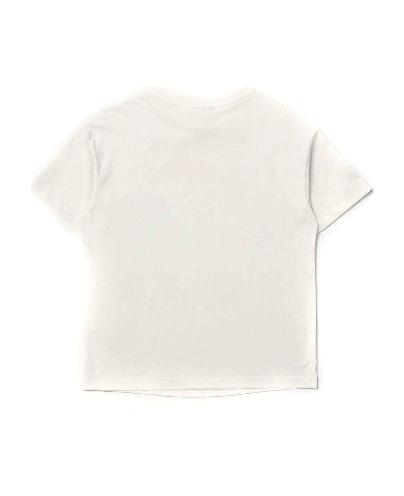 Fendi White Cotton Tshirt - Gesso